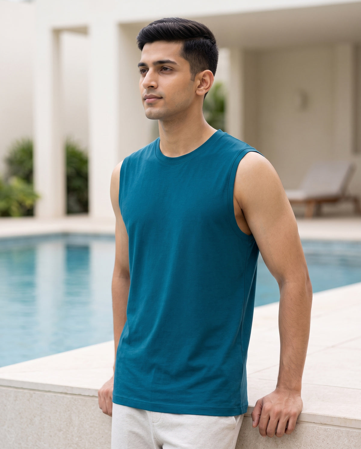 AirKnit Bamboo Tee (Arctic Blue)