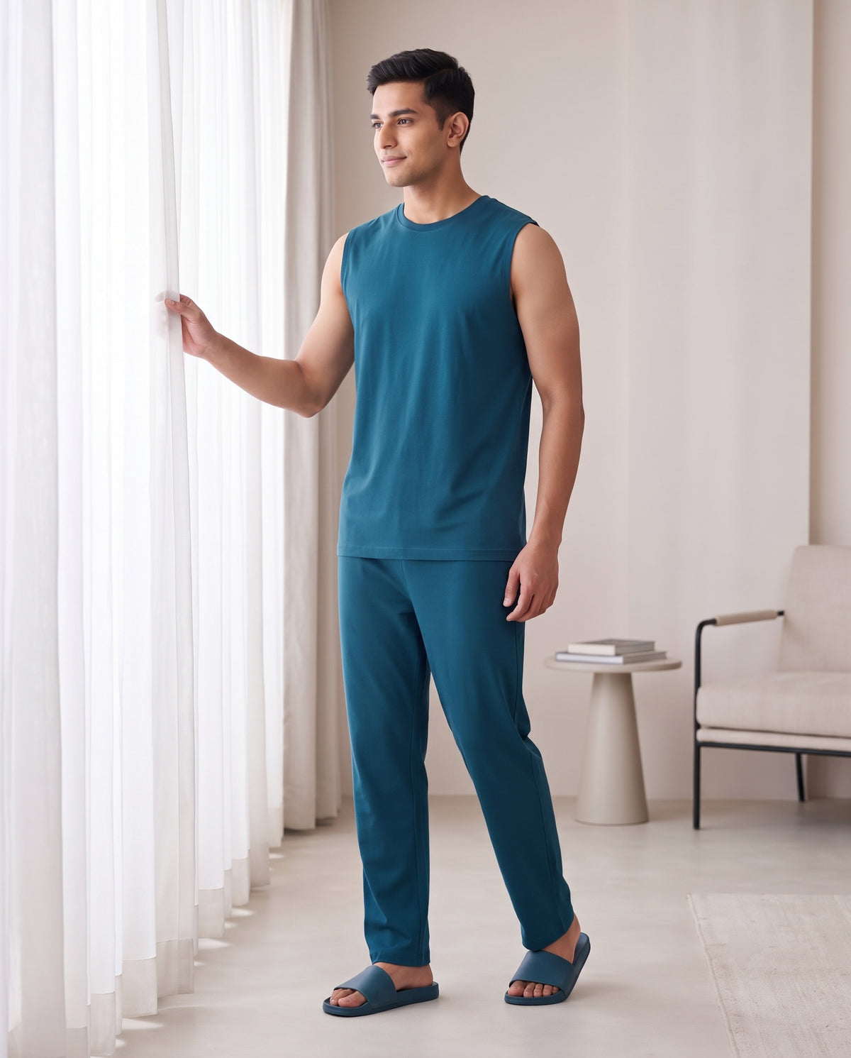 AirKnit Tee + Pant (Arctic Blue)