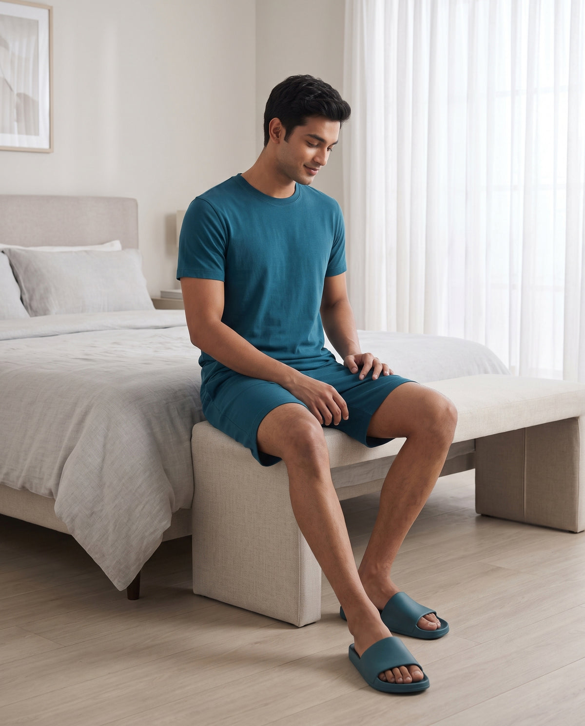 Cosmo T-Shirt + Shorts (Arctic Blue)