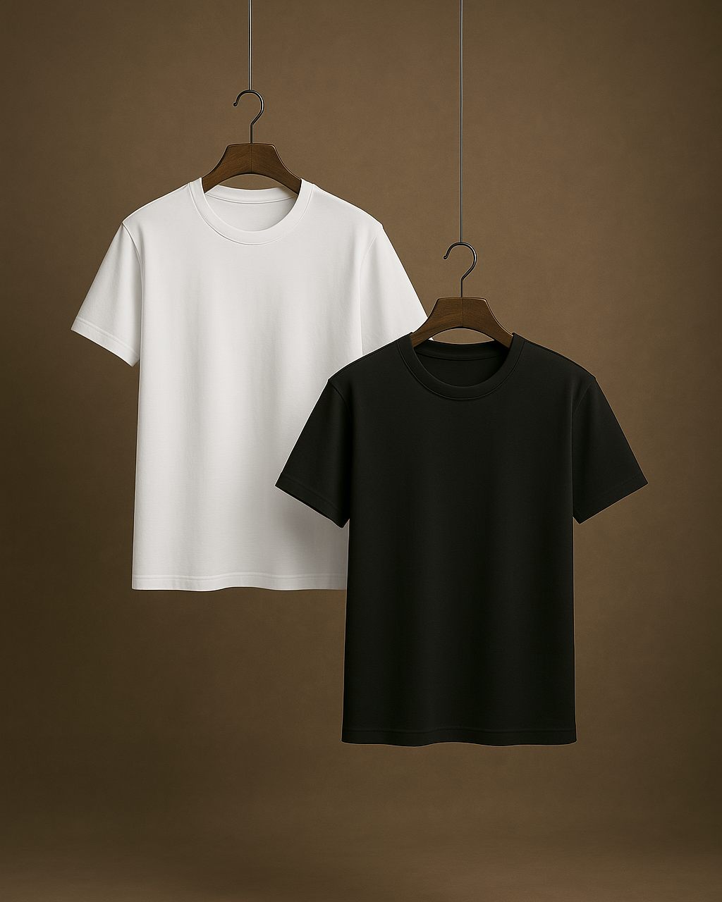 Classy T-Shirt - Pack of 2 (Black + White)