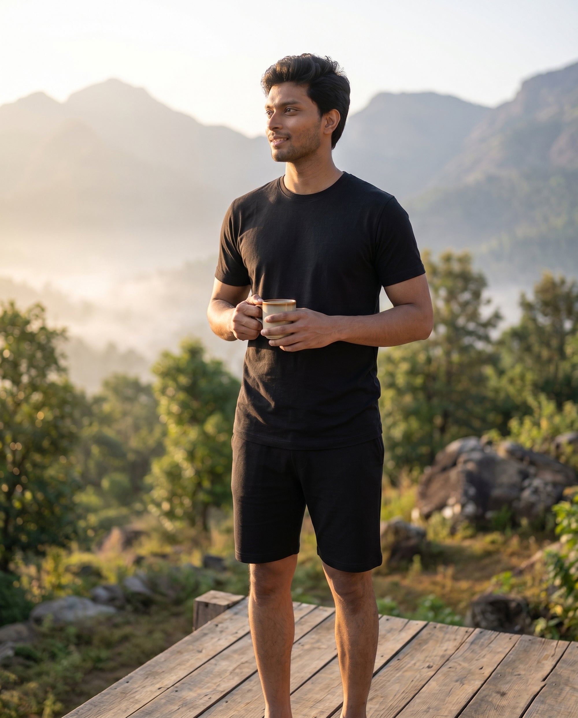 Cosmo Bamboo T-shirt (True Black)
