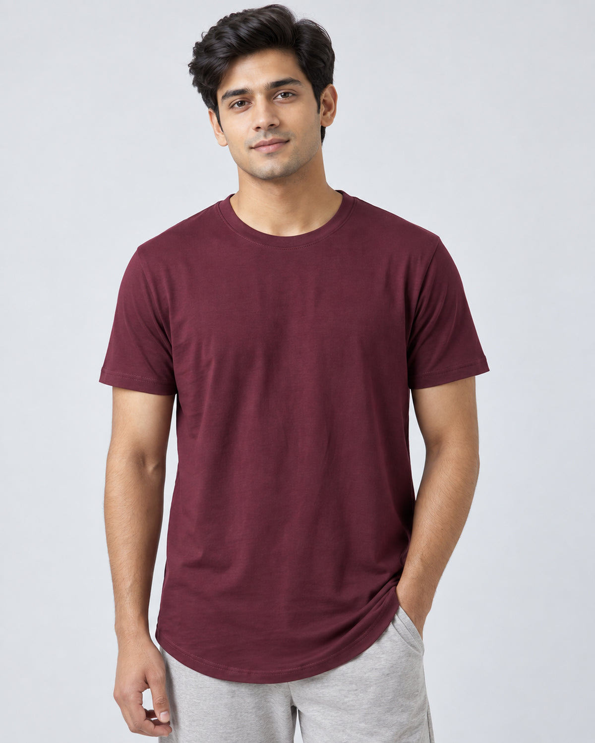 Cosmo Bamboo T-shirt (Burgundy)