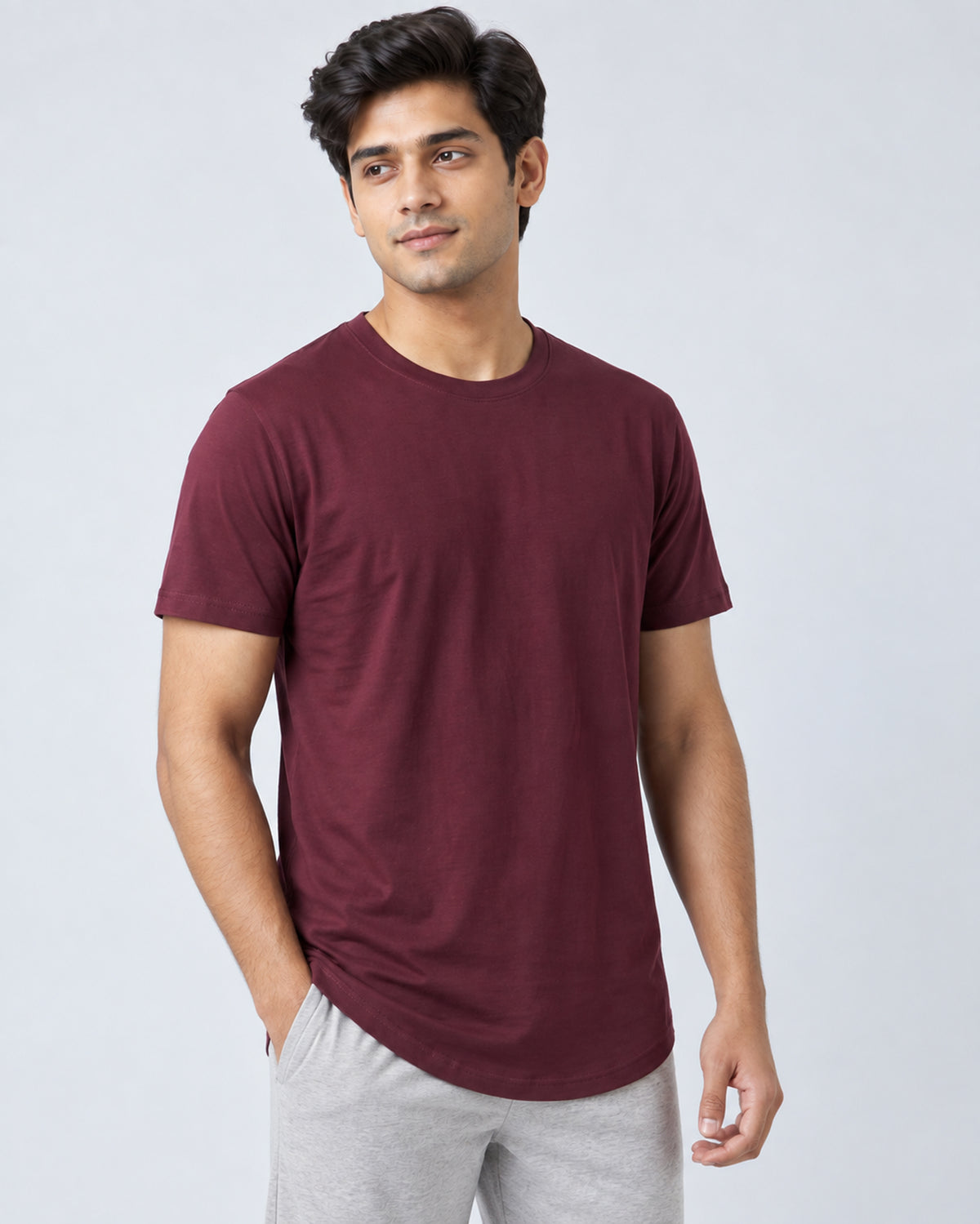 Cosmo Bamboo T-shirt (Burgundy)