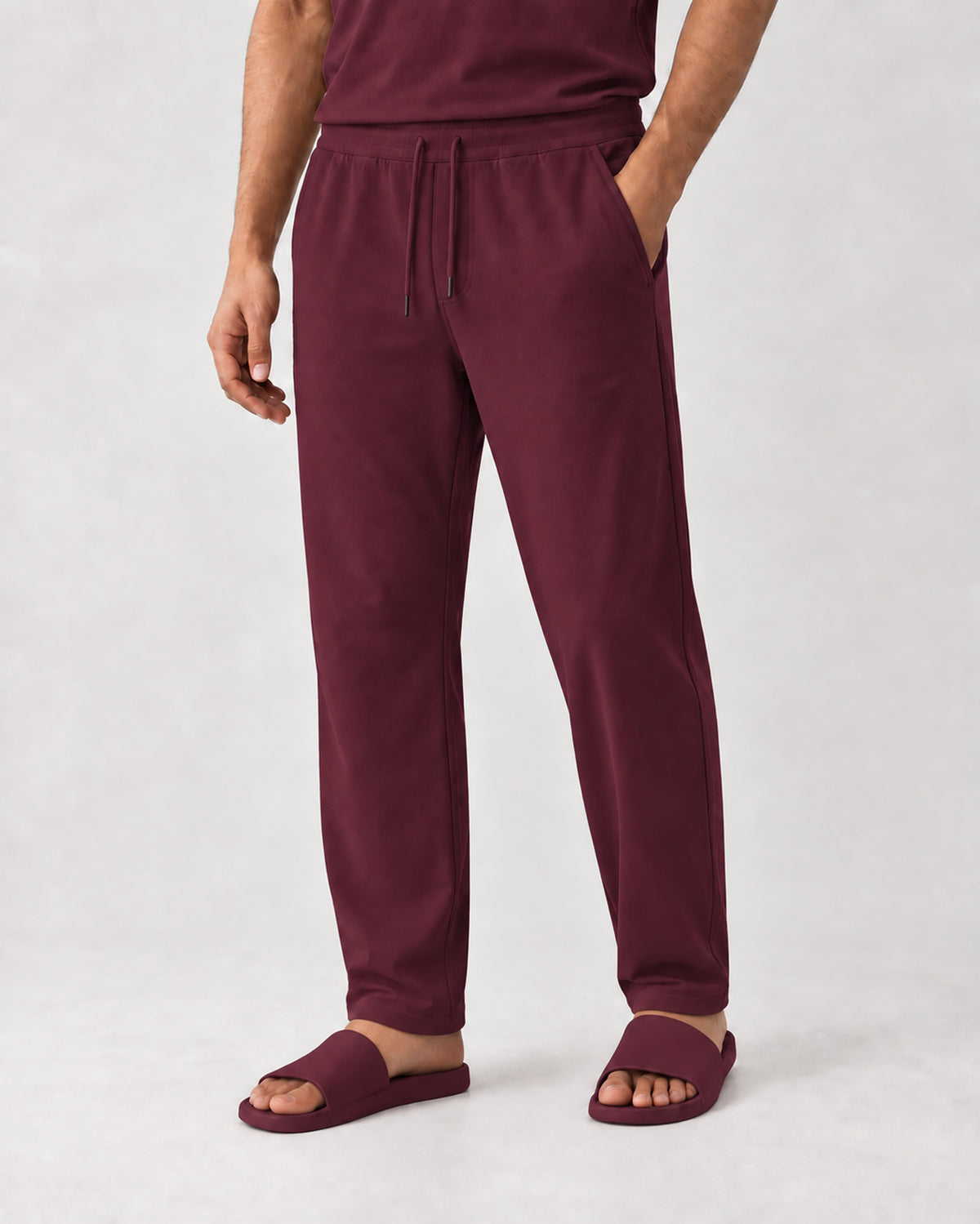 AirKnit Tee + Pant (Burgundy)