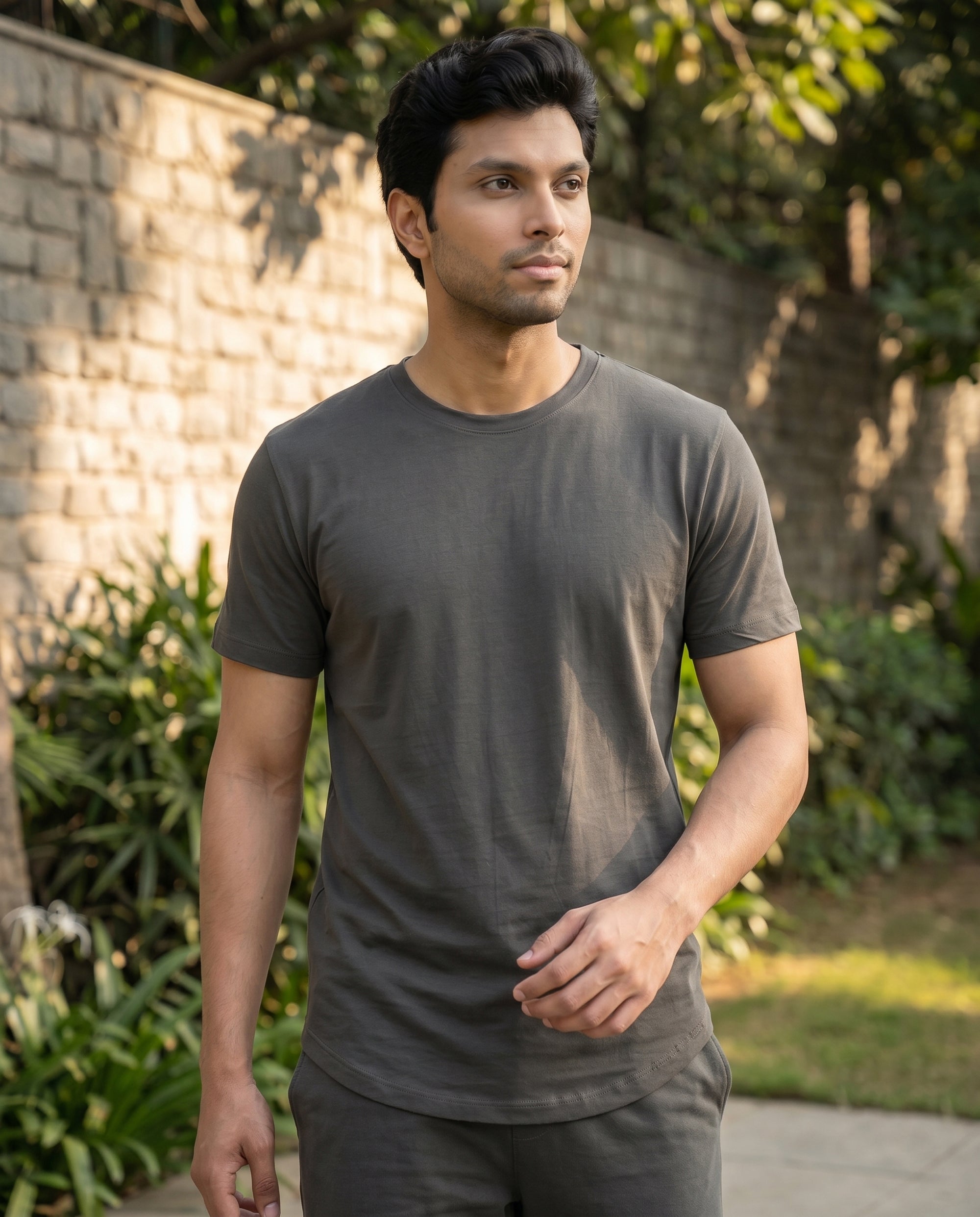Cosmo Bamboo T-Shirt (Charcoal Grey)