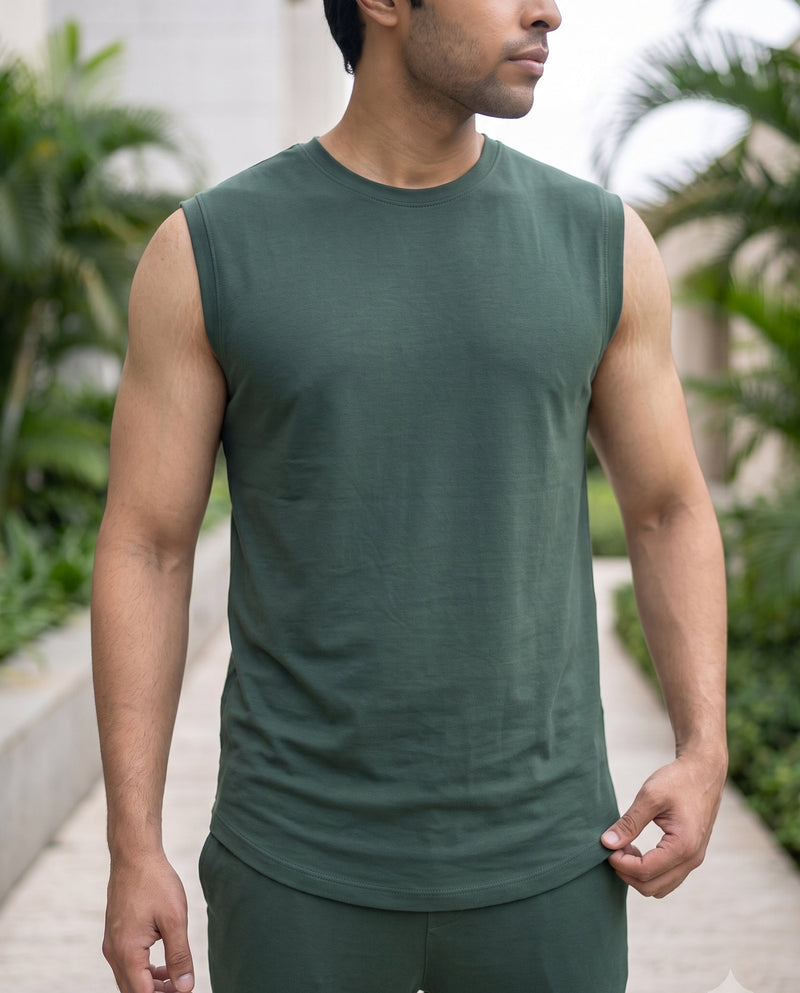 AirKnit Bamboo Tee (Dark Green)