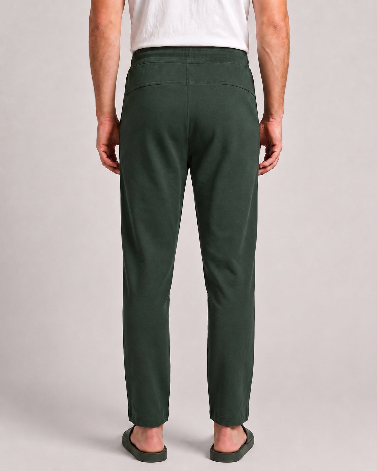 Soft Dark Green bamboo cotton Softsleep lounge pant, relaxed bottom designed for easy everyday comfort