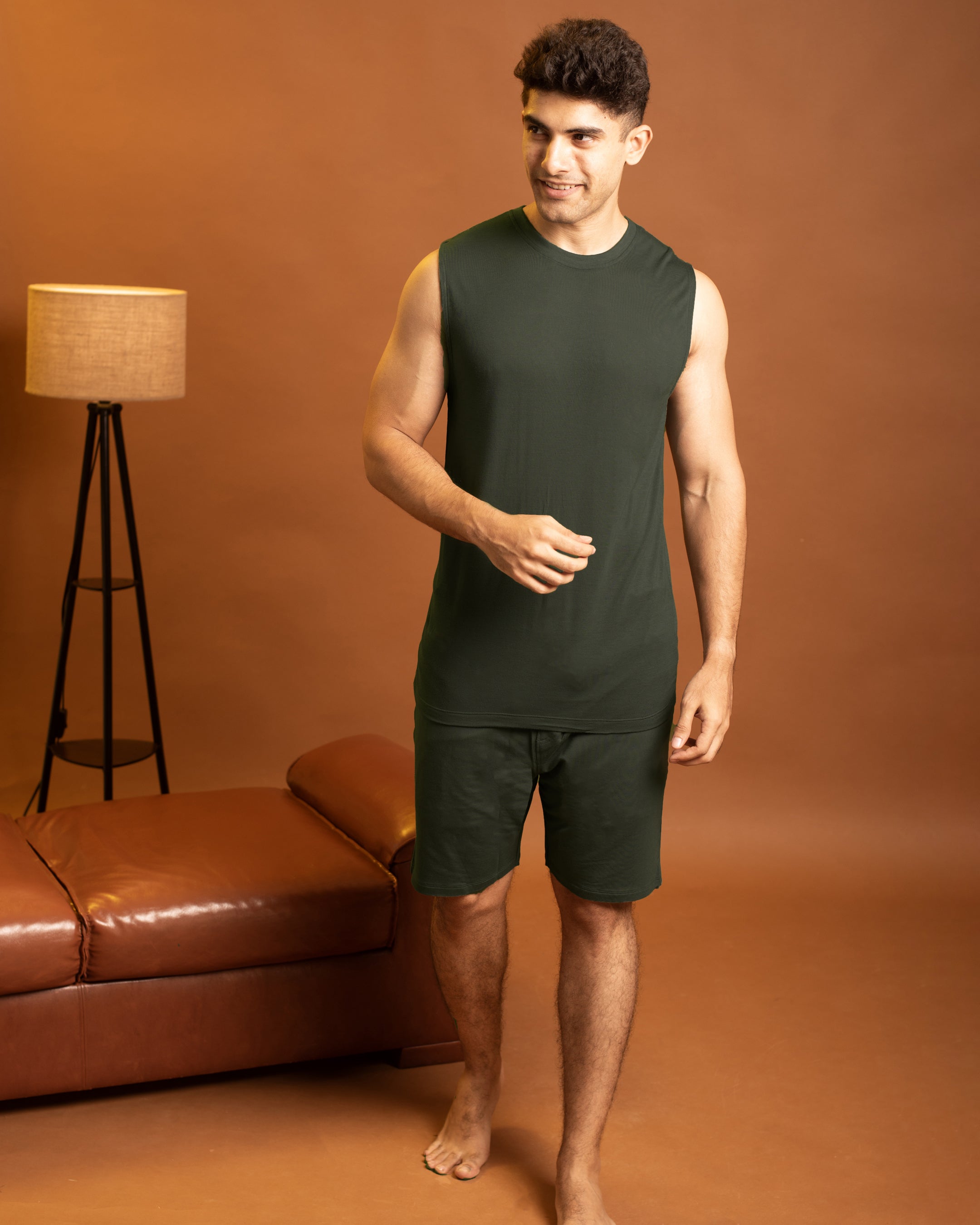 SoftSleep AirKnit dark green bamboo tee – ultra-soft sustainable apparel
Women’s Hushy Bamboo Shorts Dark Green
Soft touch bamboo material
Breathable lightweight casual shorts
Comfortable relaxed fit
Everyday lounge and casual wear
Smooth gentle feel on skin
Sustainable eco conscious fabric
Easy to style dark green shorts
Premium quality bamboo clothing
Comfort wear essential