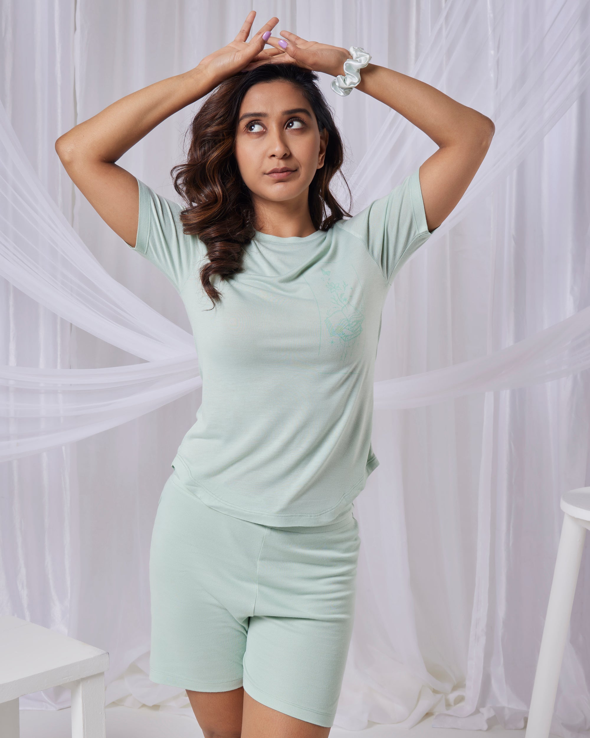Celeste Bamboo Tee (Fresh Mint)