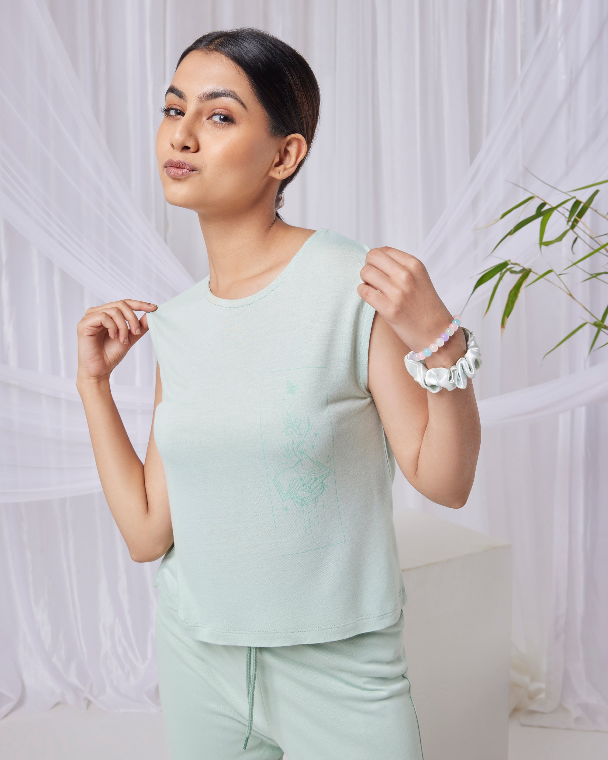 Aurora Bamboo Top (Fresh Mint)