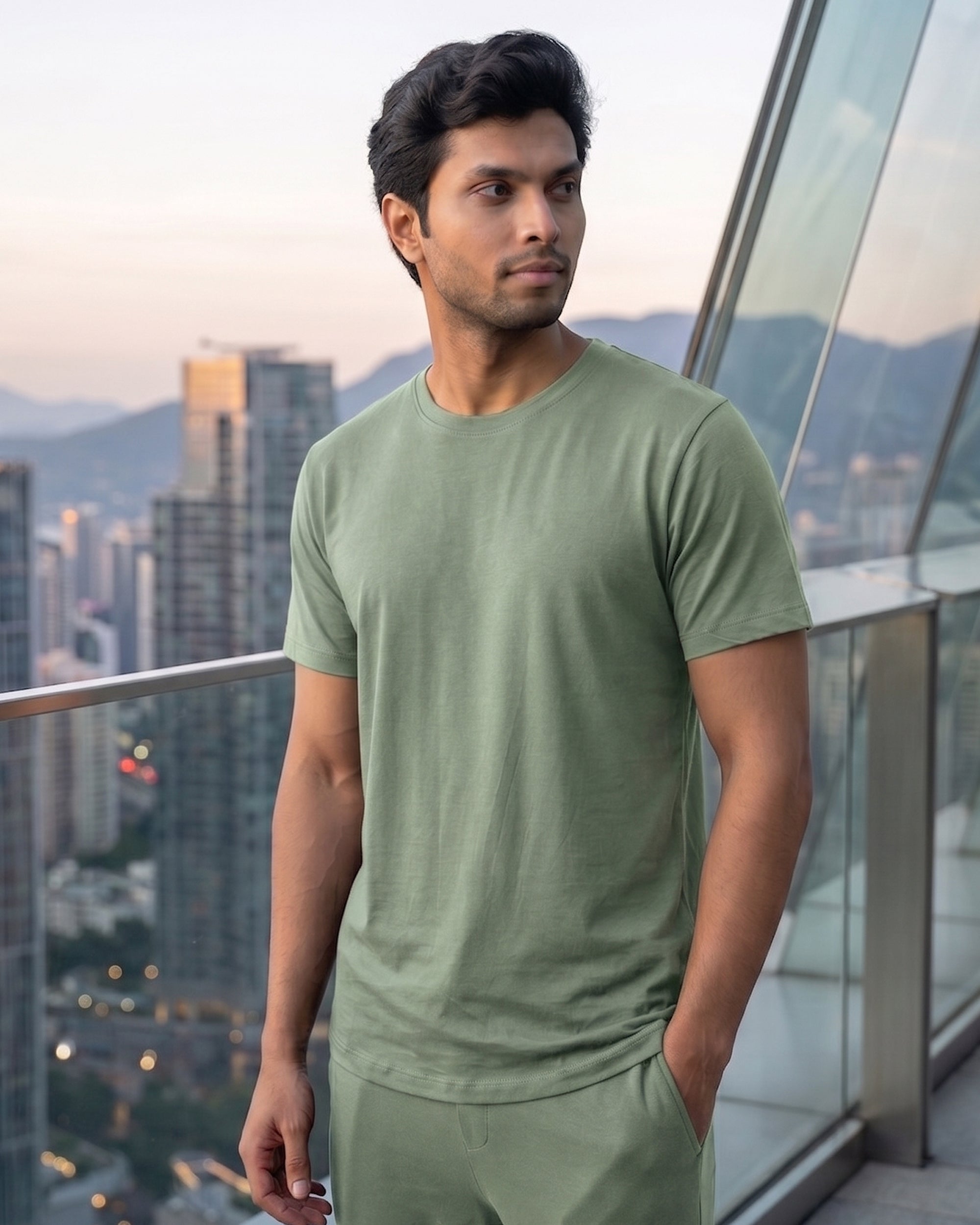 Cosmo Bamboo T-shirt (Sage Green)