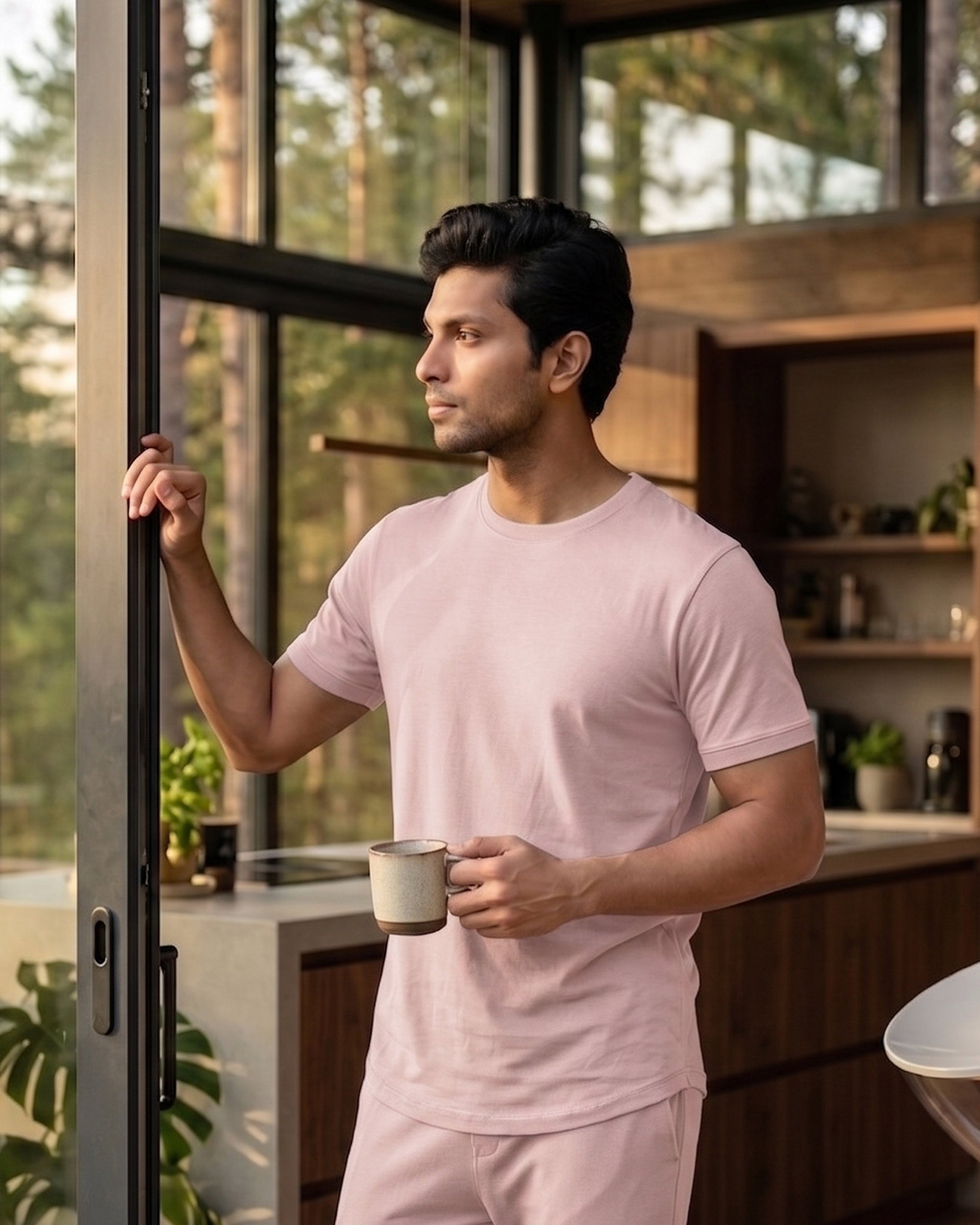 Cosmo Bamboo T-shirt (Pearl Pink)