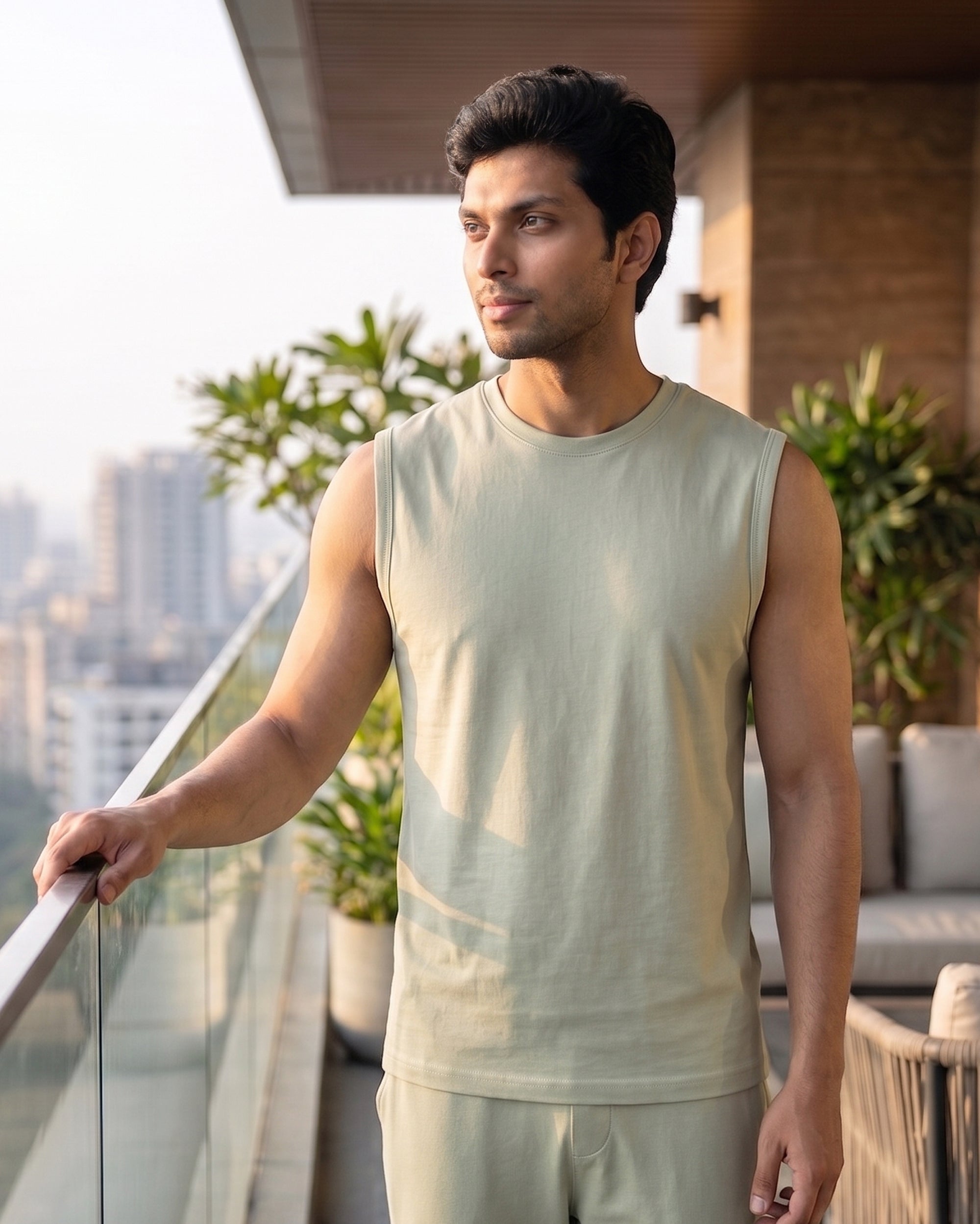 AirKnit Bamboo Tee (Lite Pistachio)