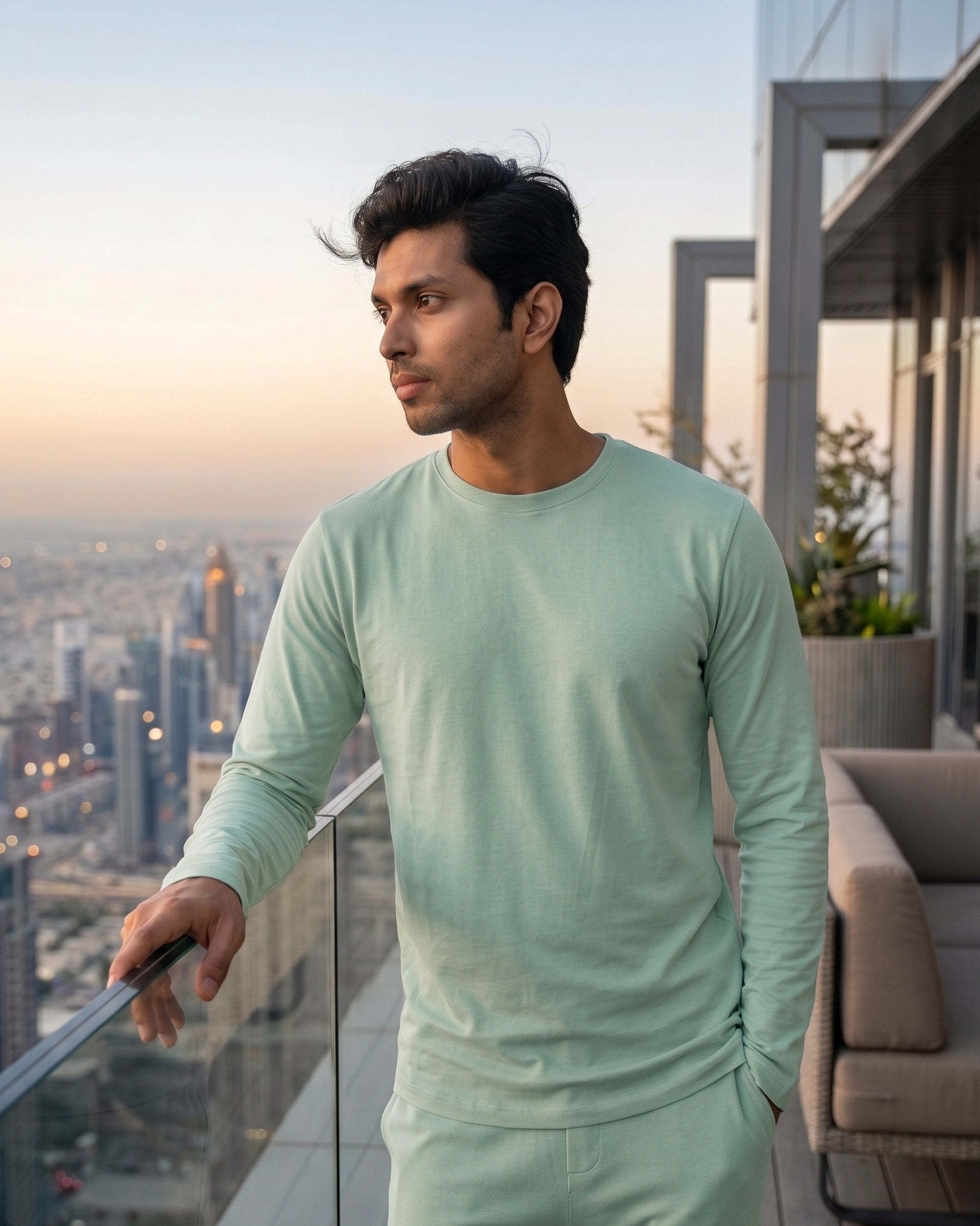 Galaxy Bamboo Tee (Sage Green)