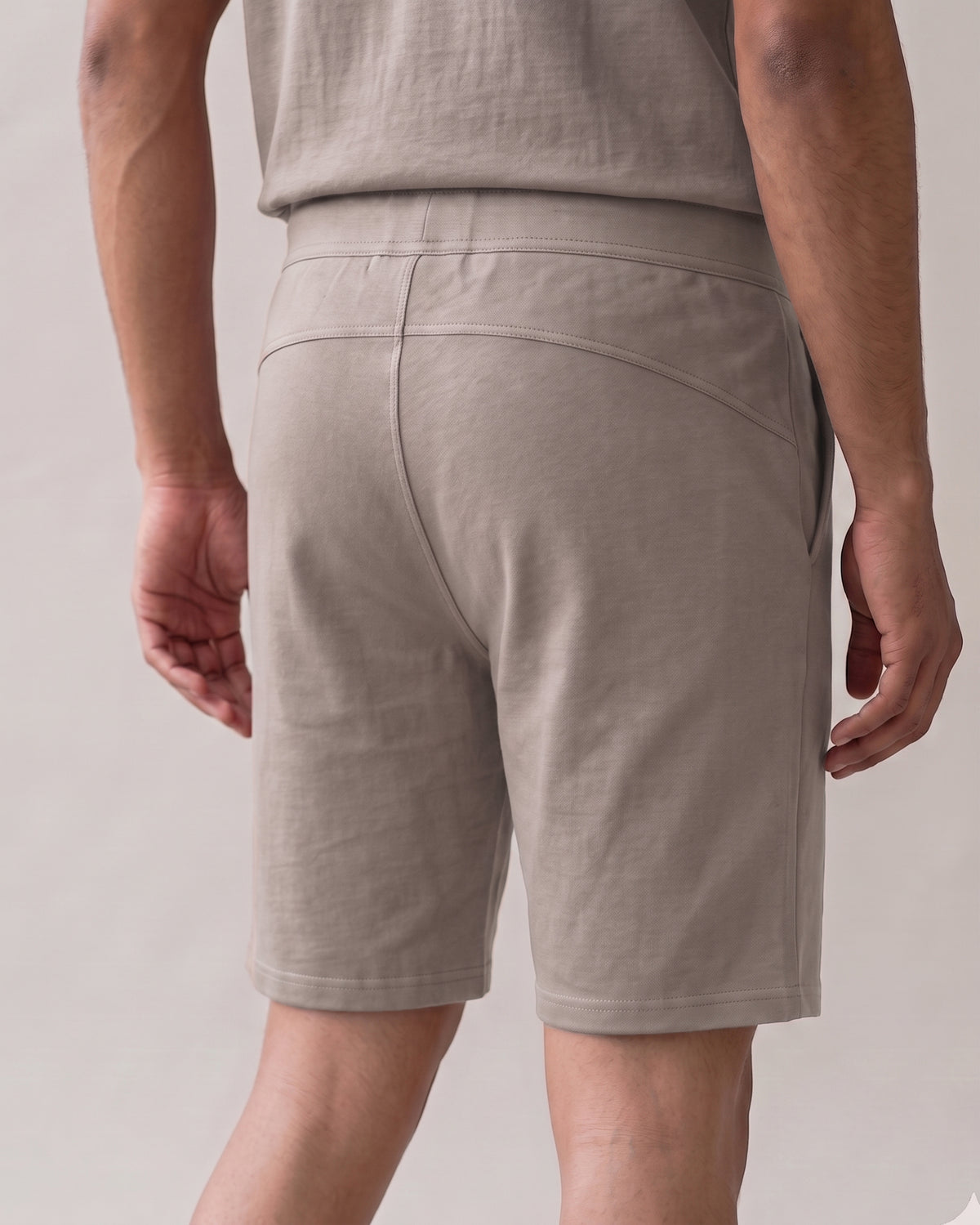 Softsleep Grey Mocha shorts offer a relaxed lounge fit with bamboo softness and cotton comfort for downtime