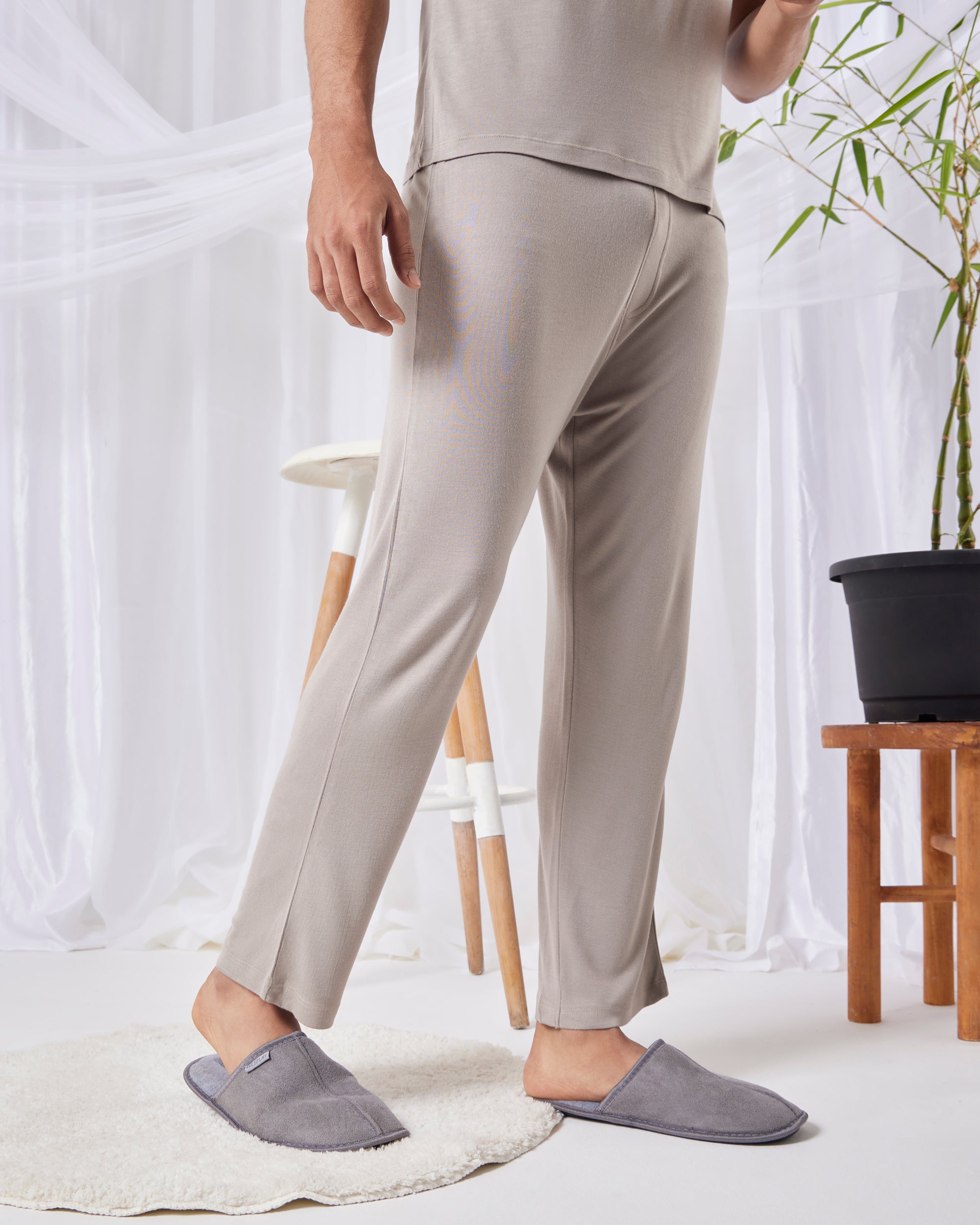 AirKnit Tee + Pant (Grey Mocha)