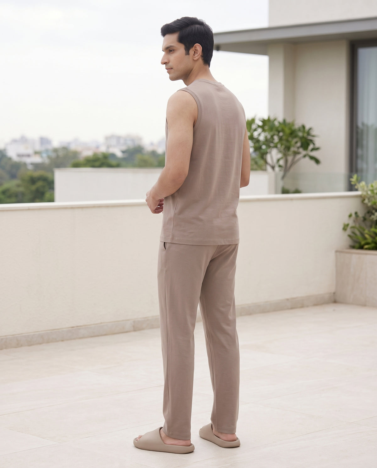 AirKnit Tee + Pant (Hazelnut)