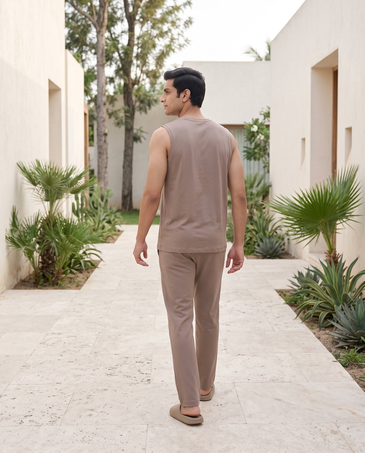 AirKnit Tee + Pant (Hazelnut)