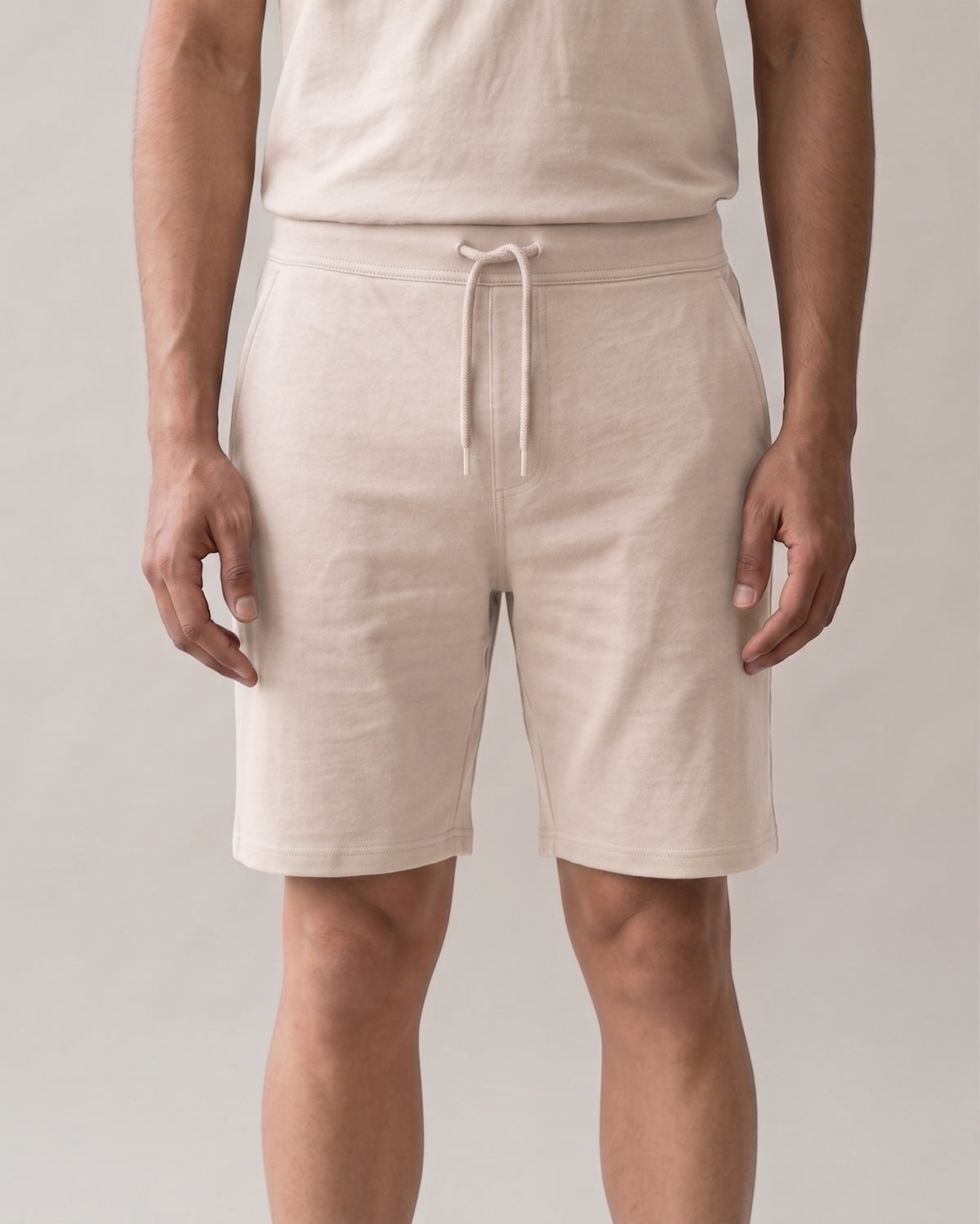 Irish cream Hushy bamboo cotton loungewear with ultra-soft breathable comfort and thermoregulating fabric for restful wear