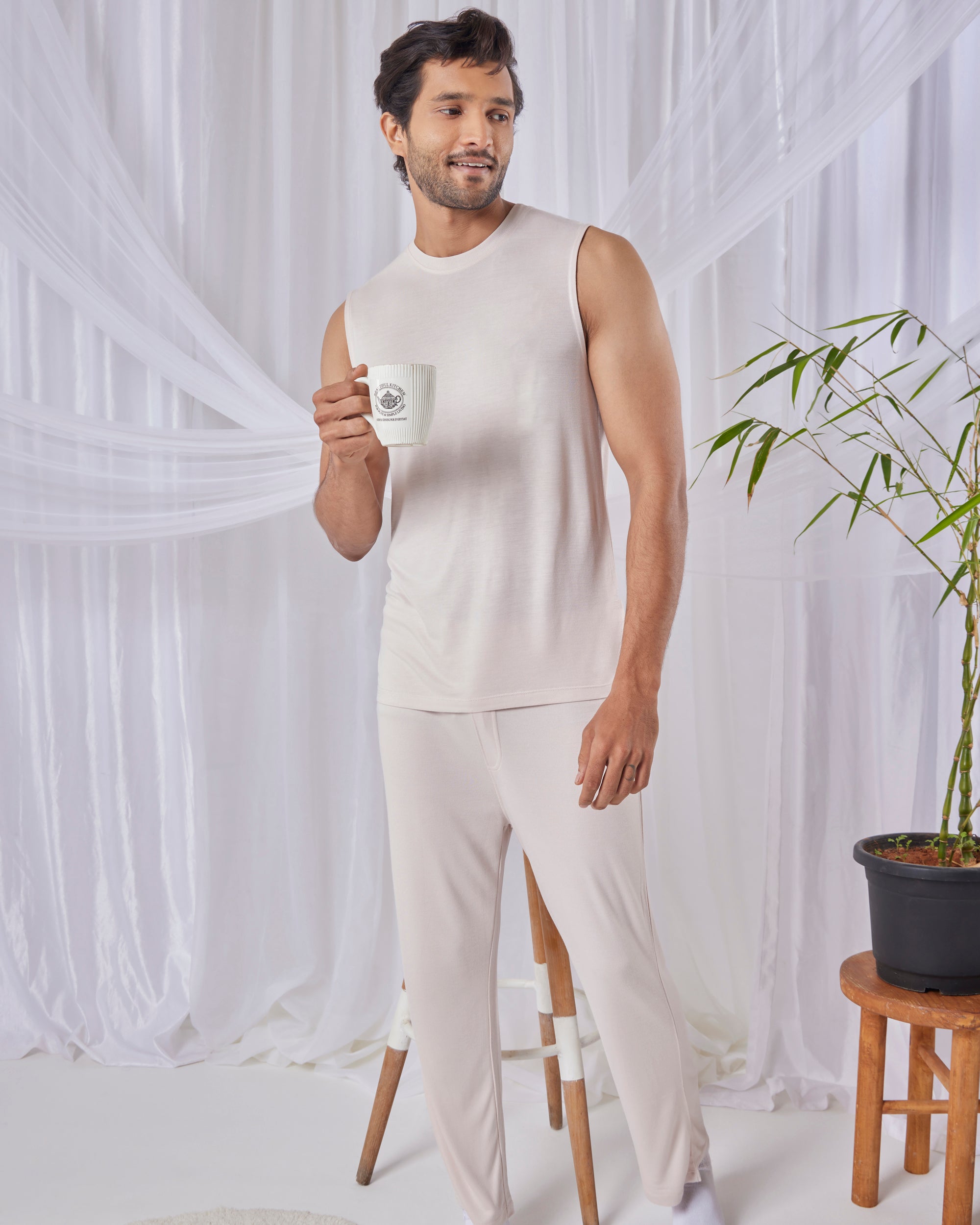 AirKnit Tee + Pant (Irish Cream)