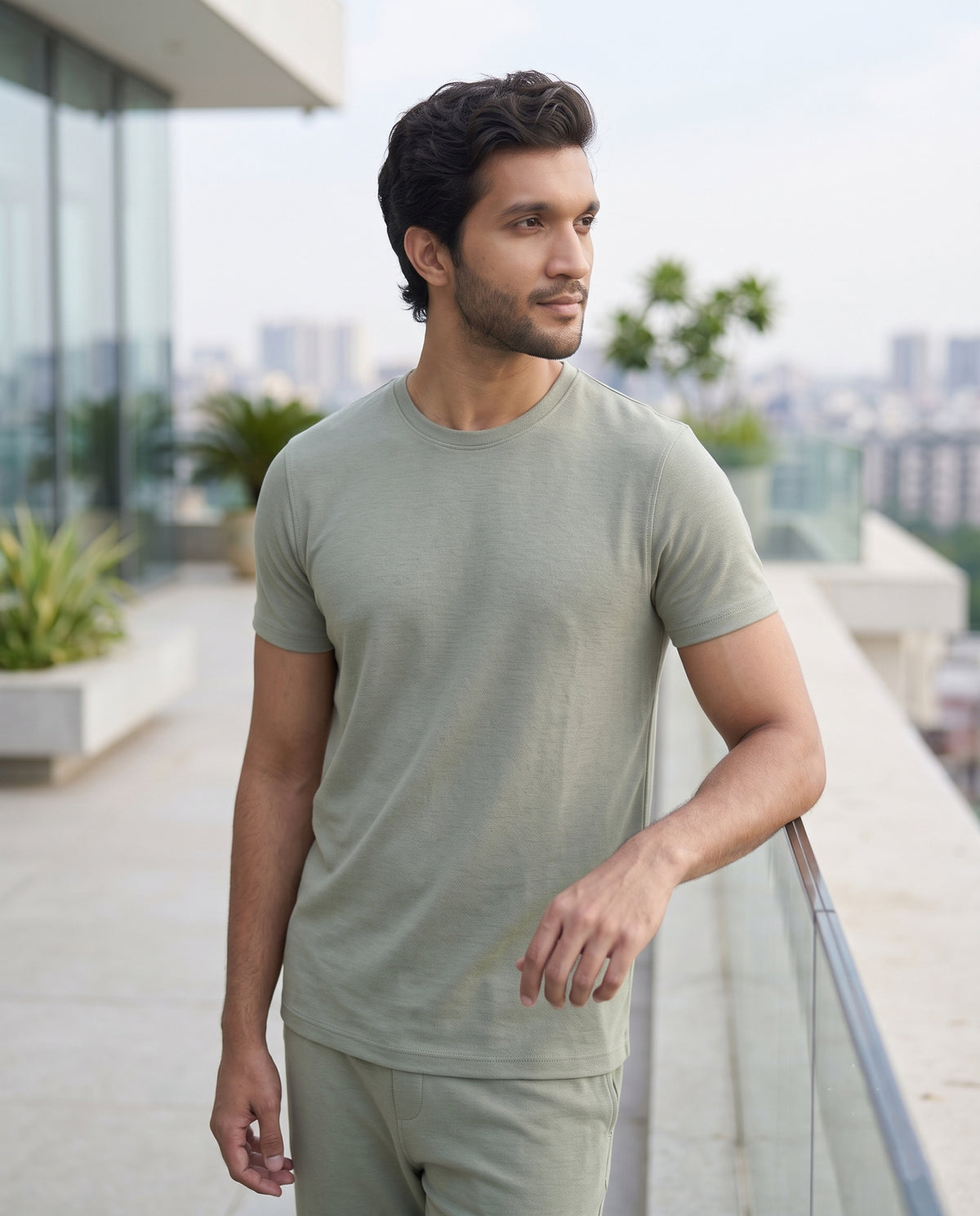 Cosmo Bamboo T-Shirt (Laurel Green)