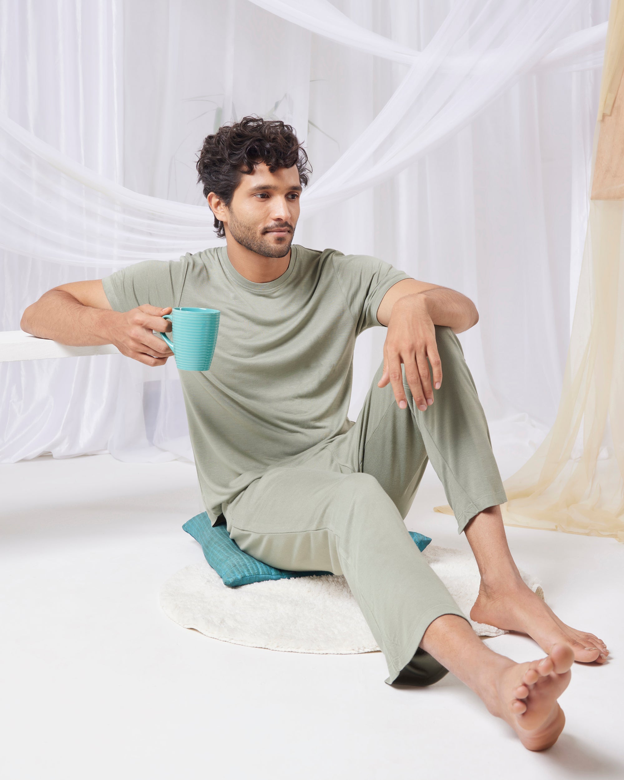 Urbanite Bamboo Pant  (Laurel Green)