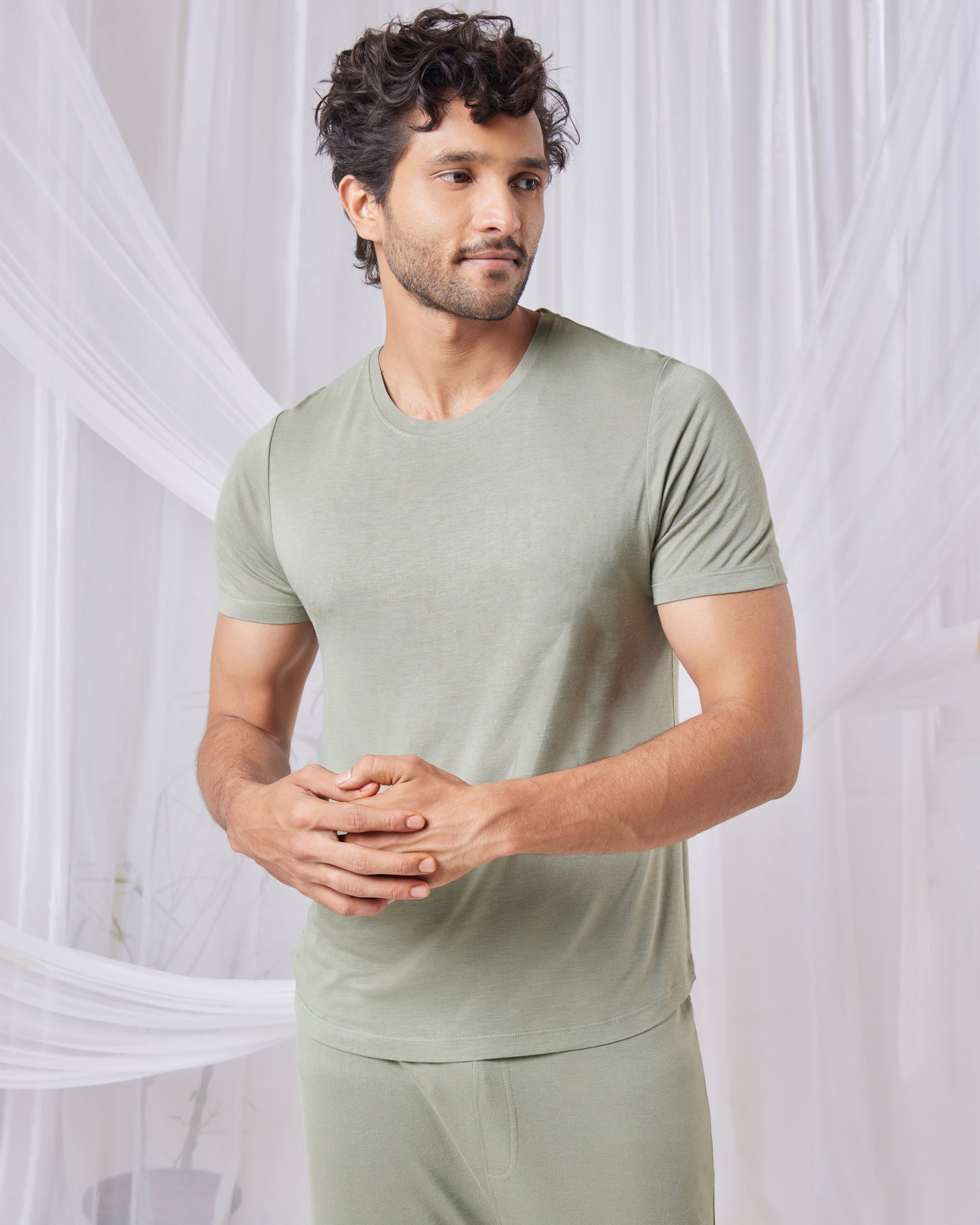 Cosmo T-Shirt + Shorts (Laurel Green)