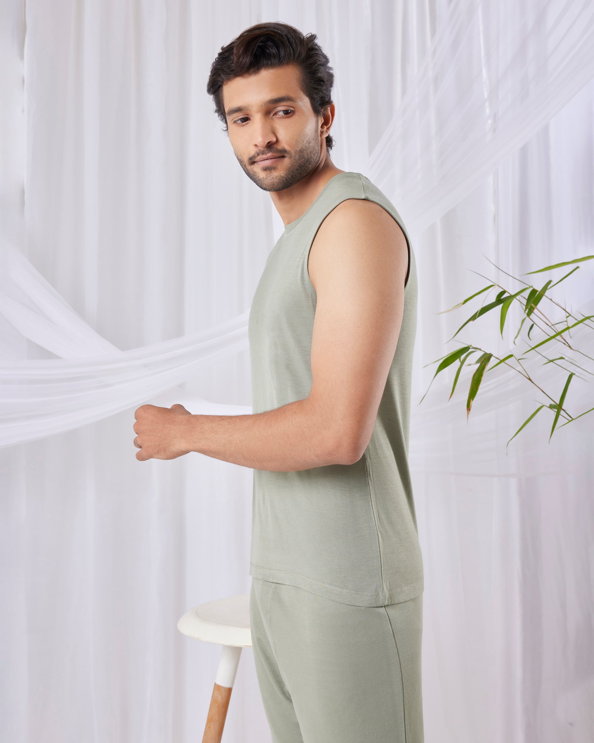 AirKnit Tee + Pant (Laurel Green)