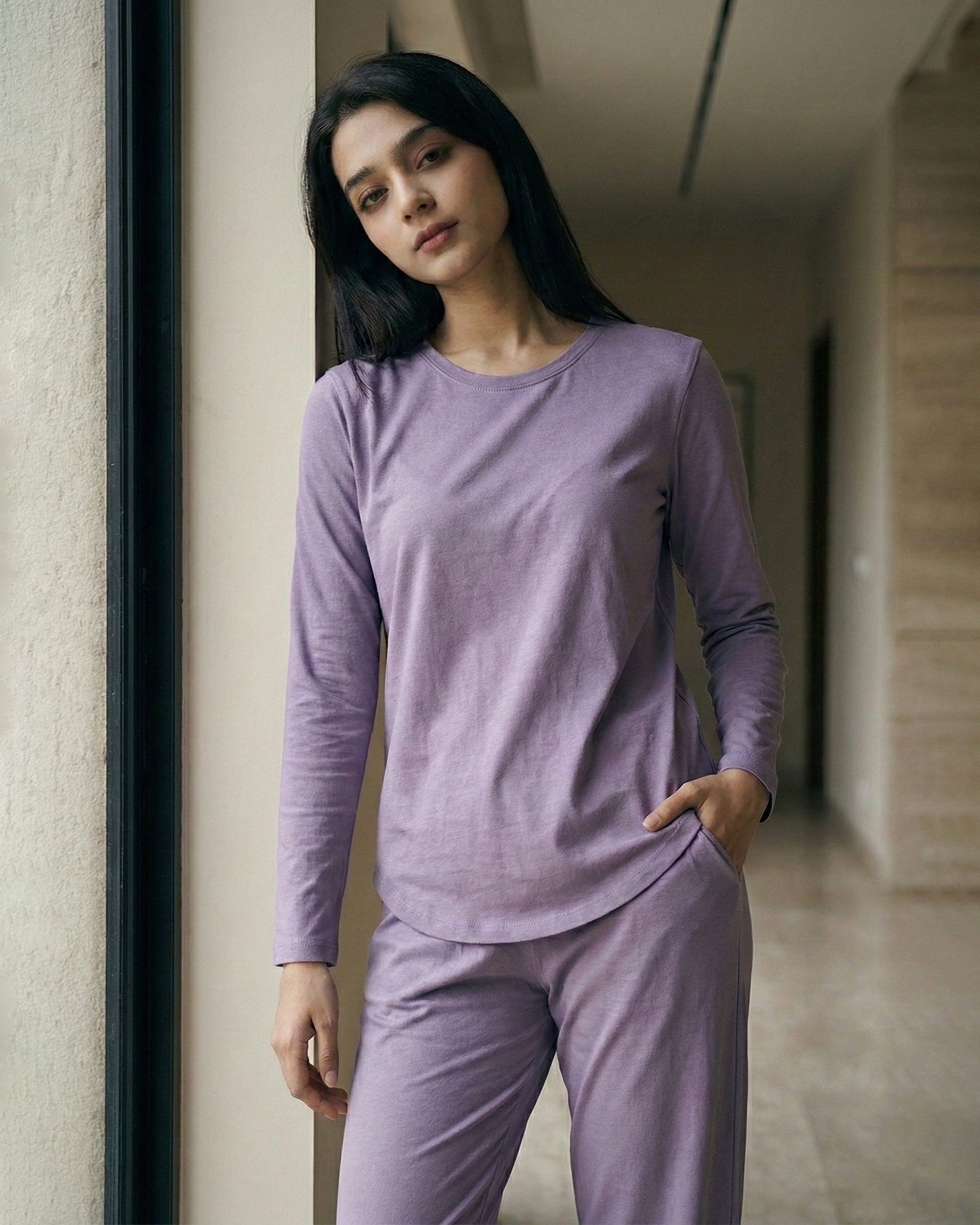 Estelle Bamboo Tee (Lavender)