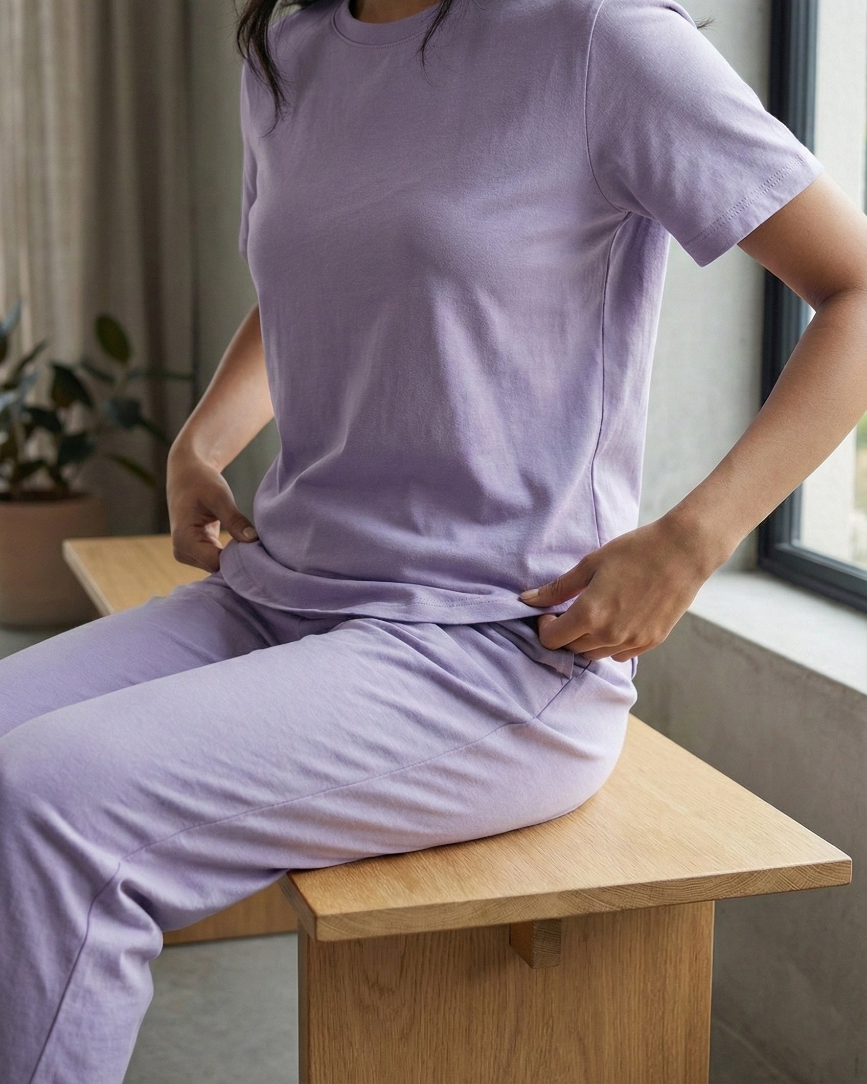 Celine T-Shirt + Pant (Lavender)