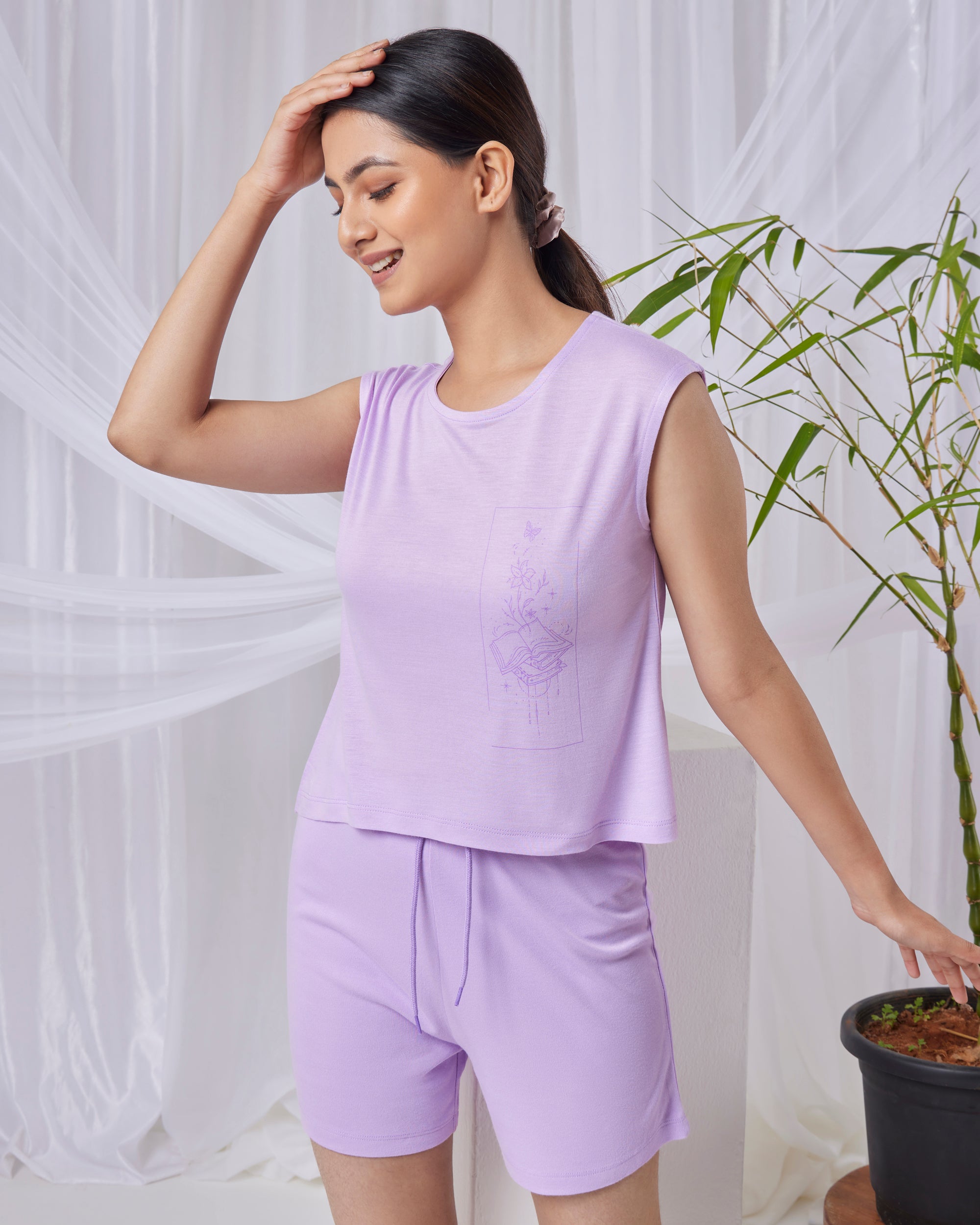 Aurora Bamboo Top (Lavender)