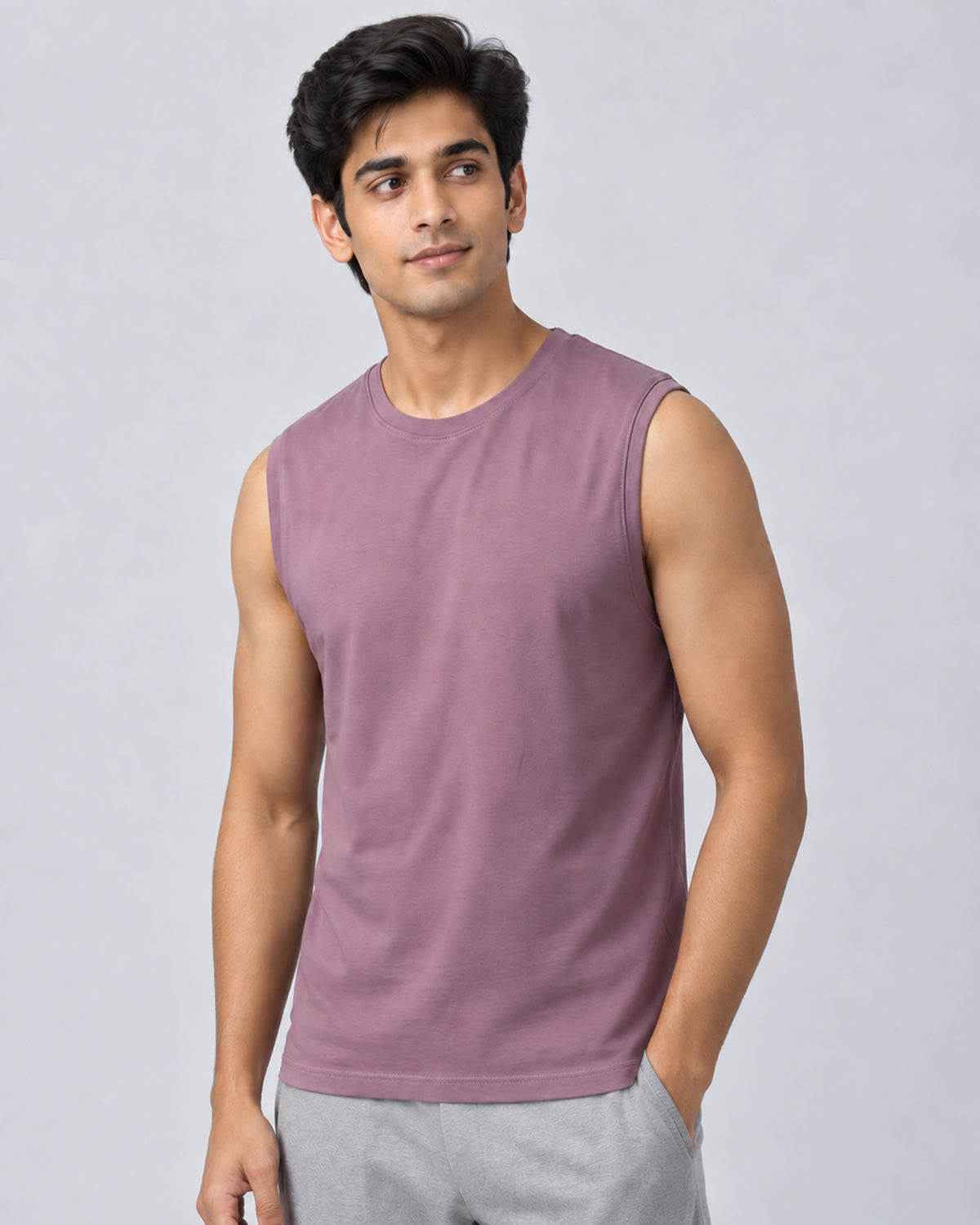 AirKnit Bamboo Tee (Mauve)
