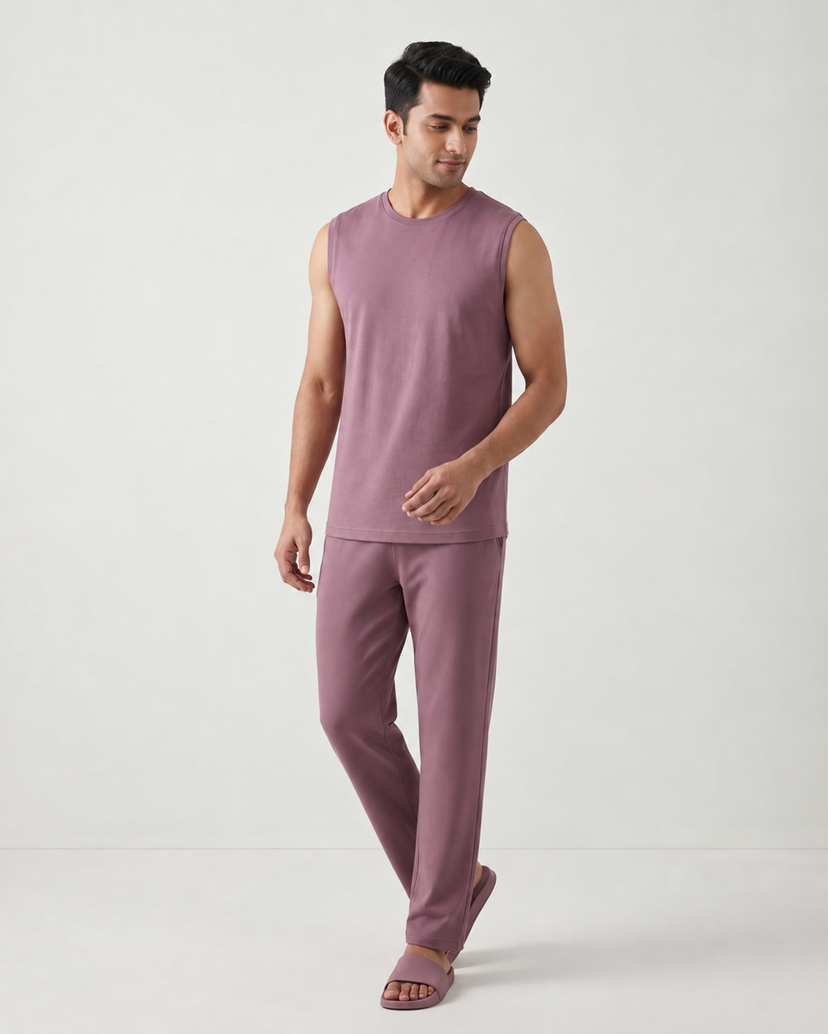 AirKnit Tee + Pant (Mauve)
