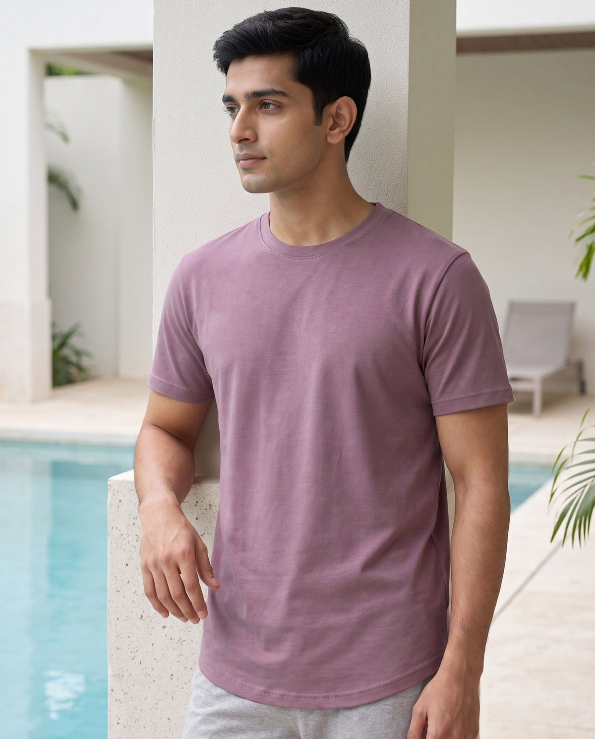 Cosmo Bamboo T-shirt (Mauve)