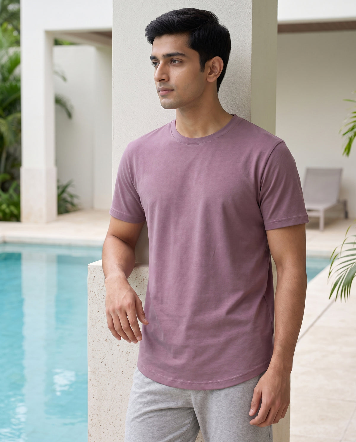 Cosmo Bamboo T-shirt (Mauve)