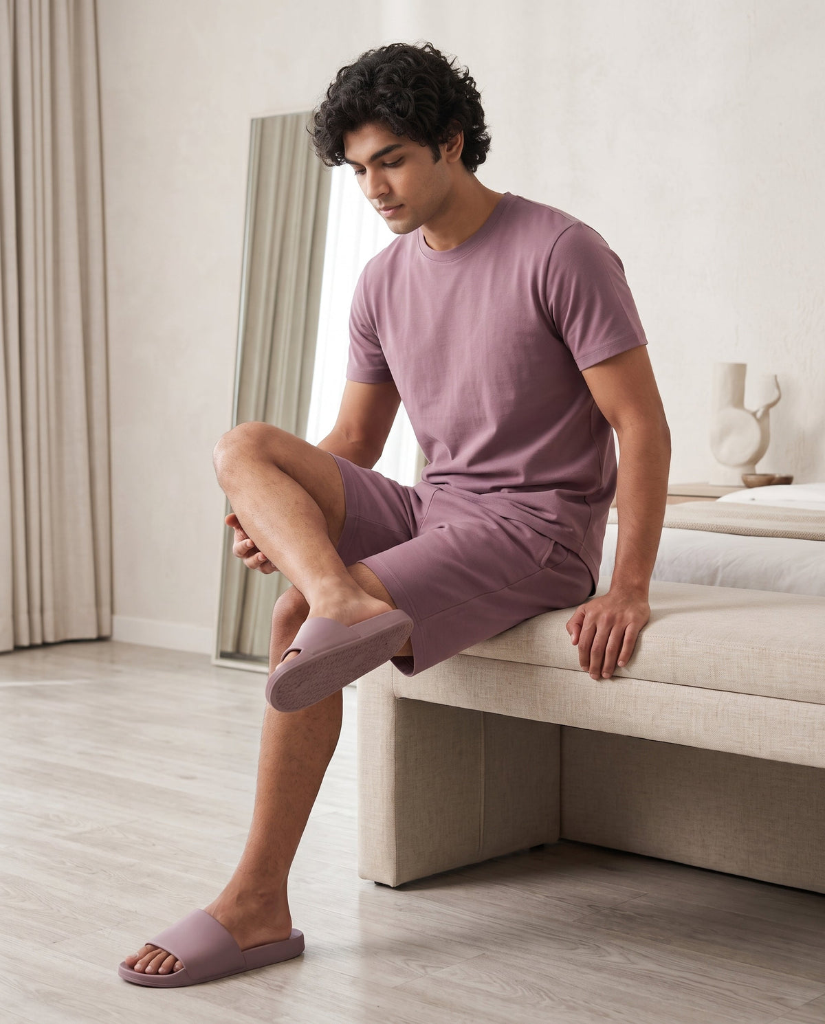 Cosmo T-Shirt + Shorts (Mauve)