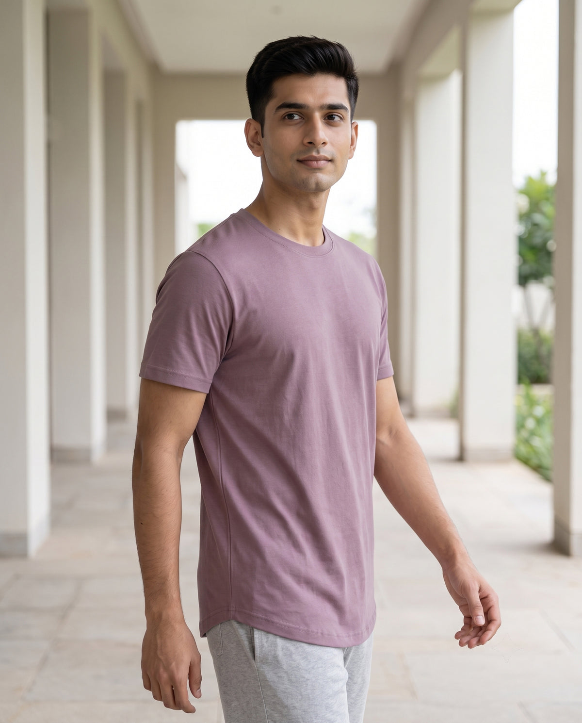Cosmo Bamboo T-shirt (Mauve)
