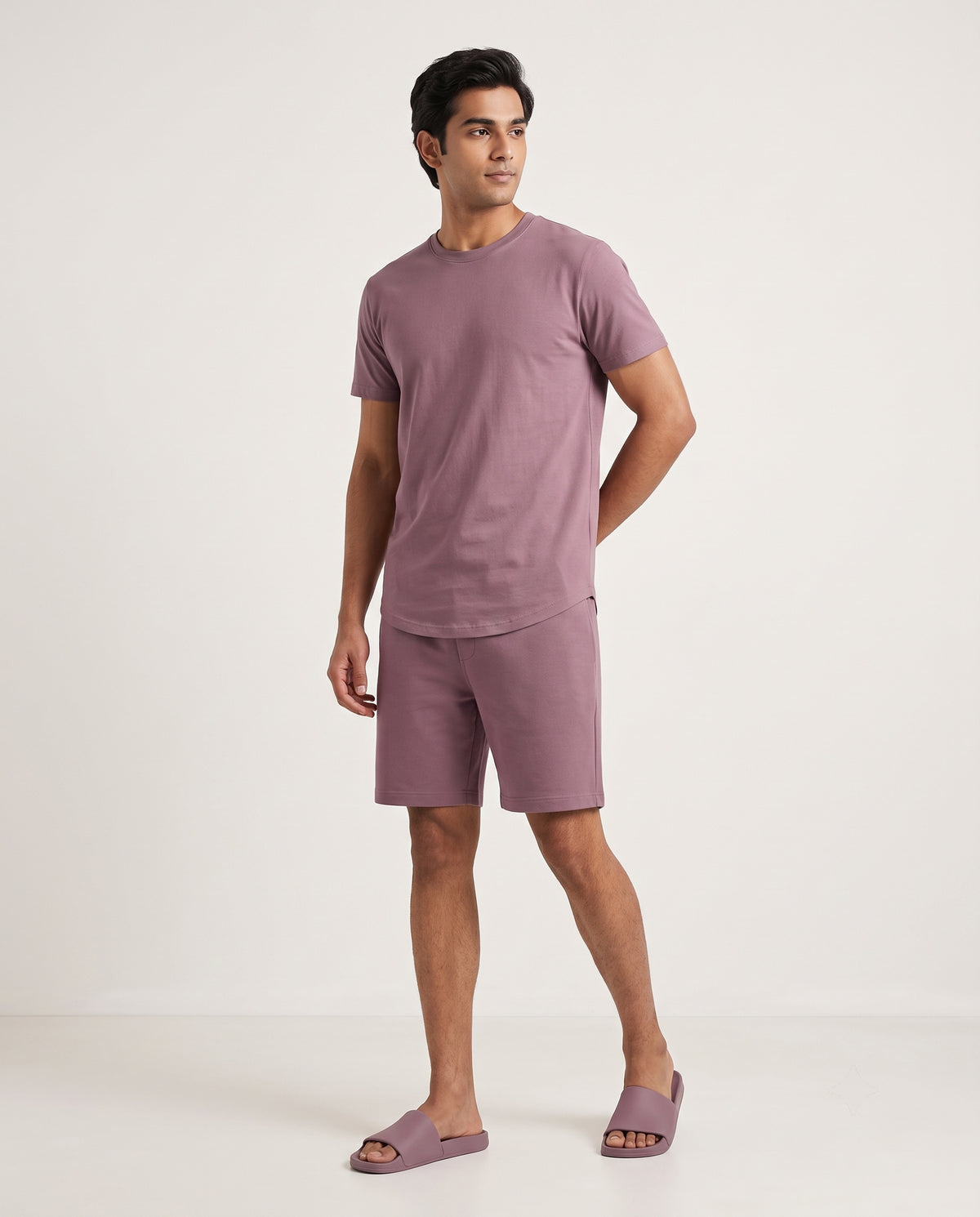 Cosmo T-Shirt + Shorts (Mauve)