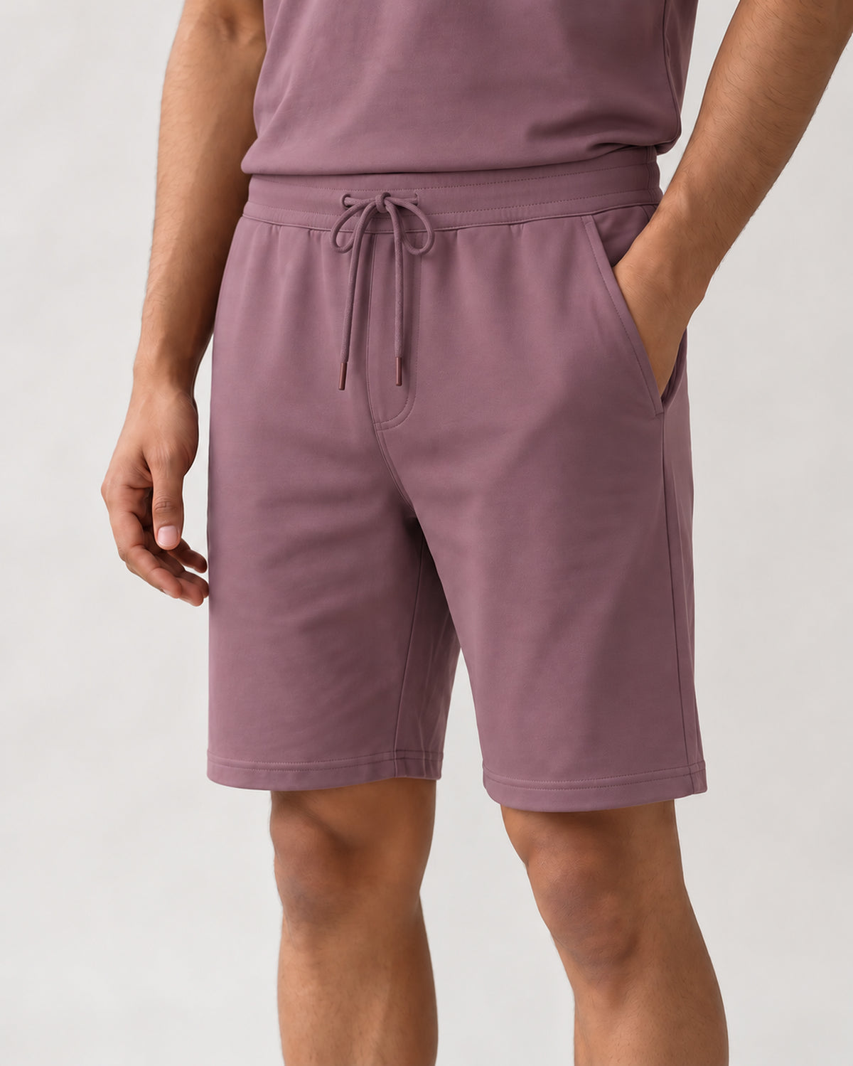 Hushy Bamboo Shorts (Mauve)