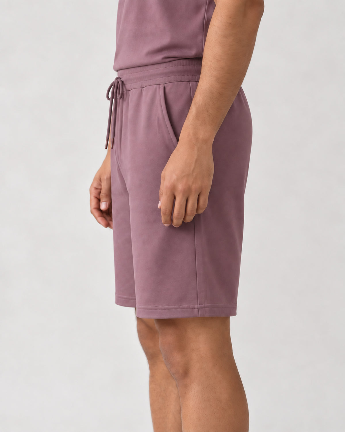 Hushy Bamboo Shorts (Mauve)