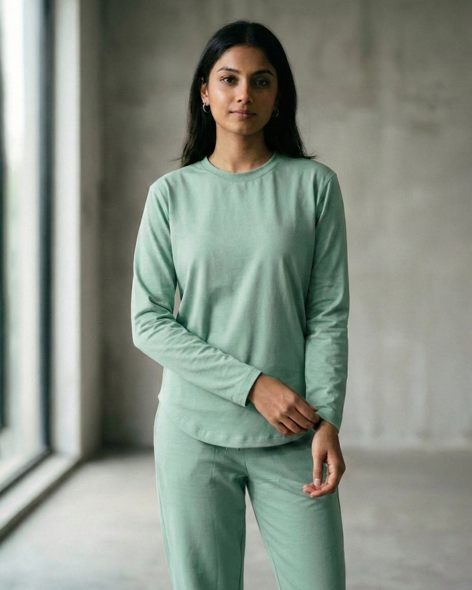 Estelle Bamboo Tee (Mint Green)