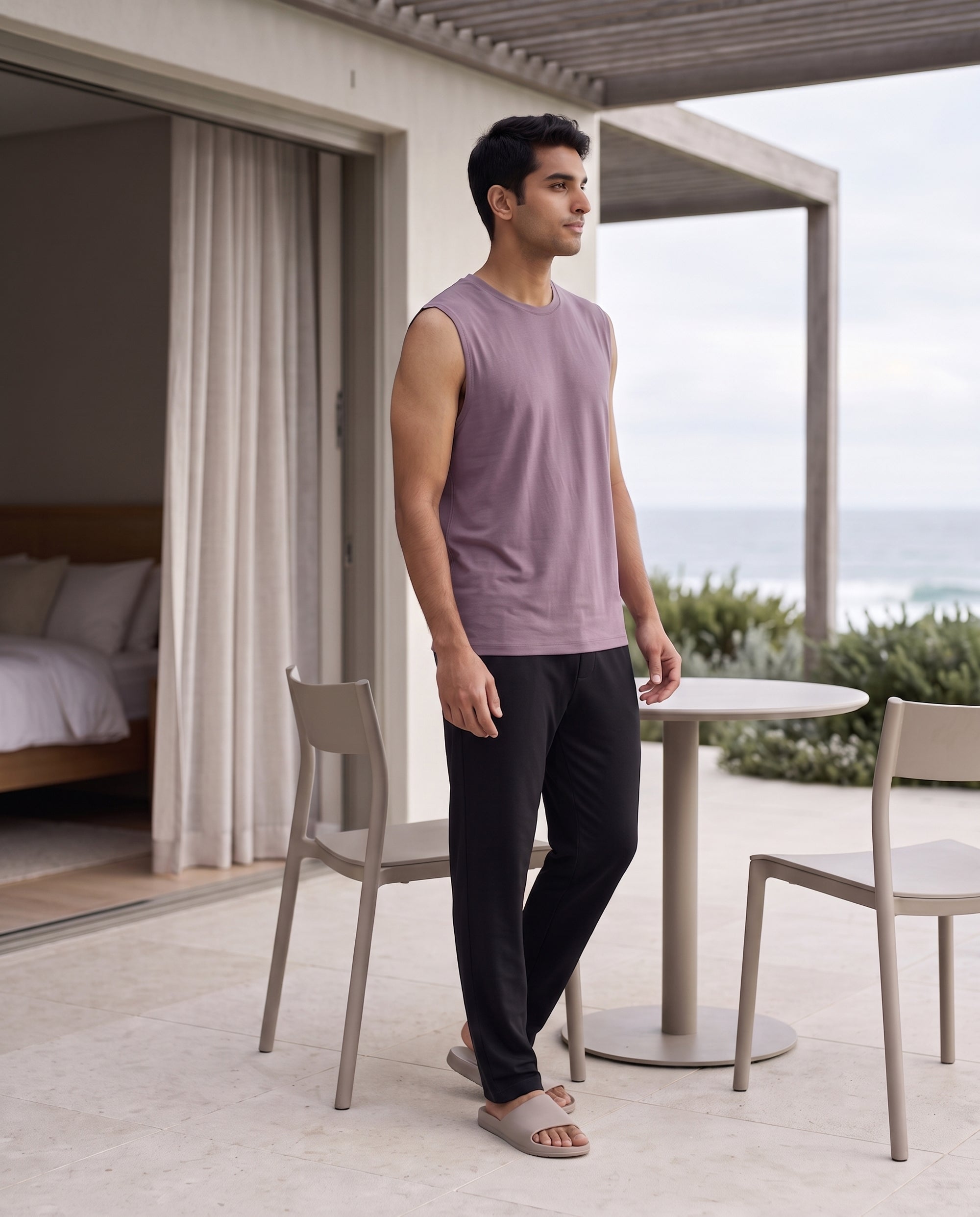 AirKnit Tee + Pant (Twilight + Black)