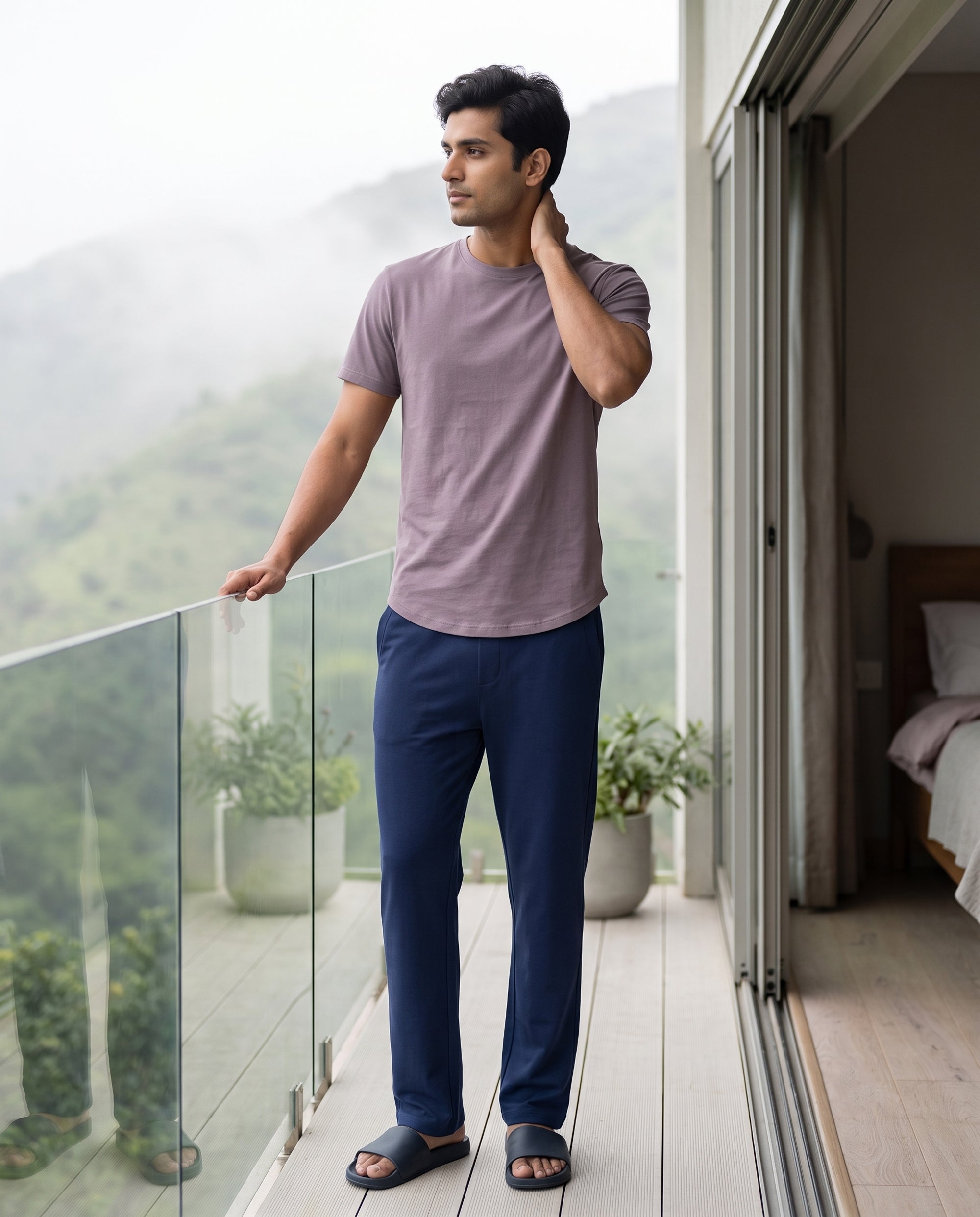 Cosmo T-Shirt + Pant (Twilight + Blue)