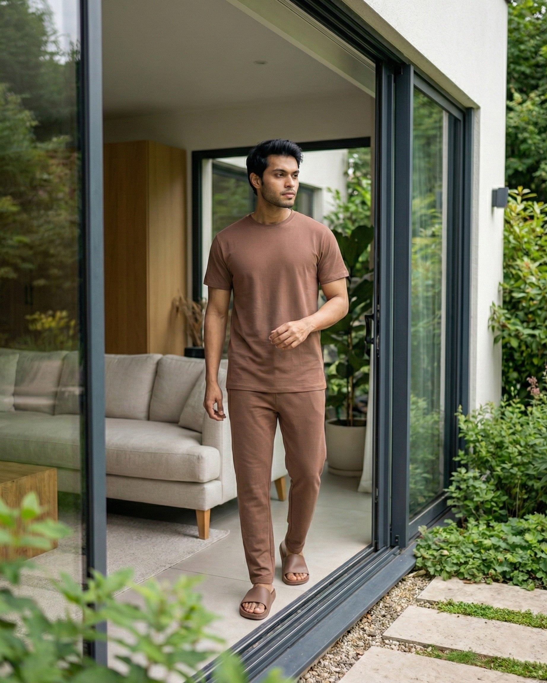 Cosmo T-Shirt + Pant (Mystic Brown)