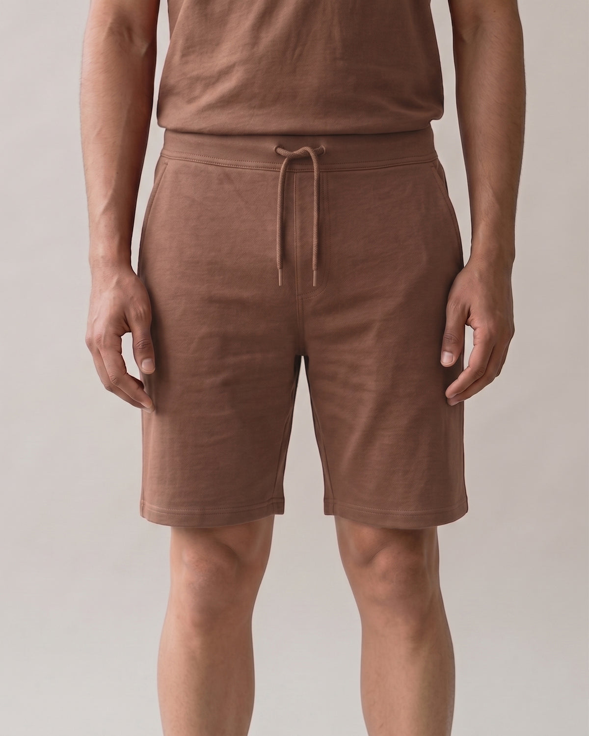 Mystic brown Hushy bamboo cotton loungewear with breathable softness and thermoregulating comfort for cozy everyday wear