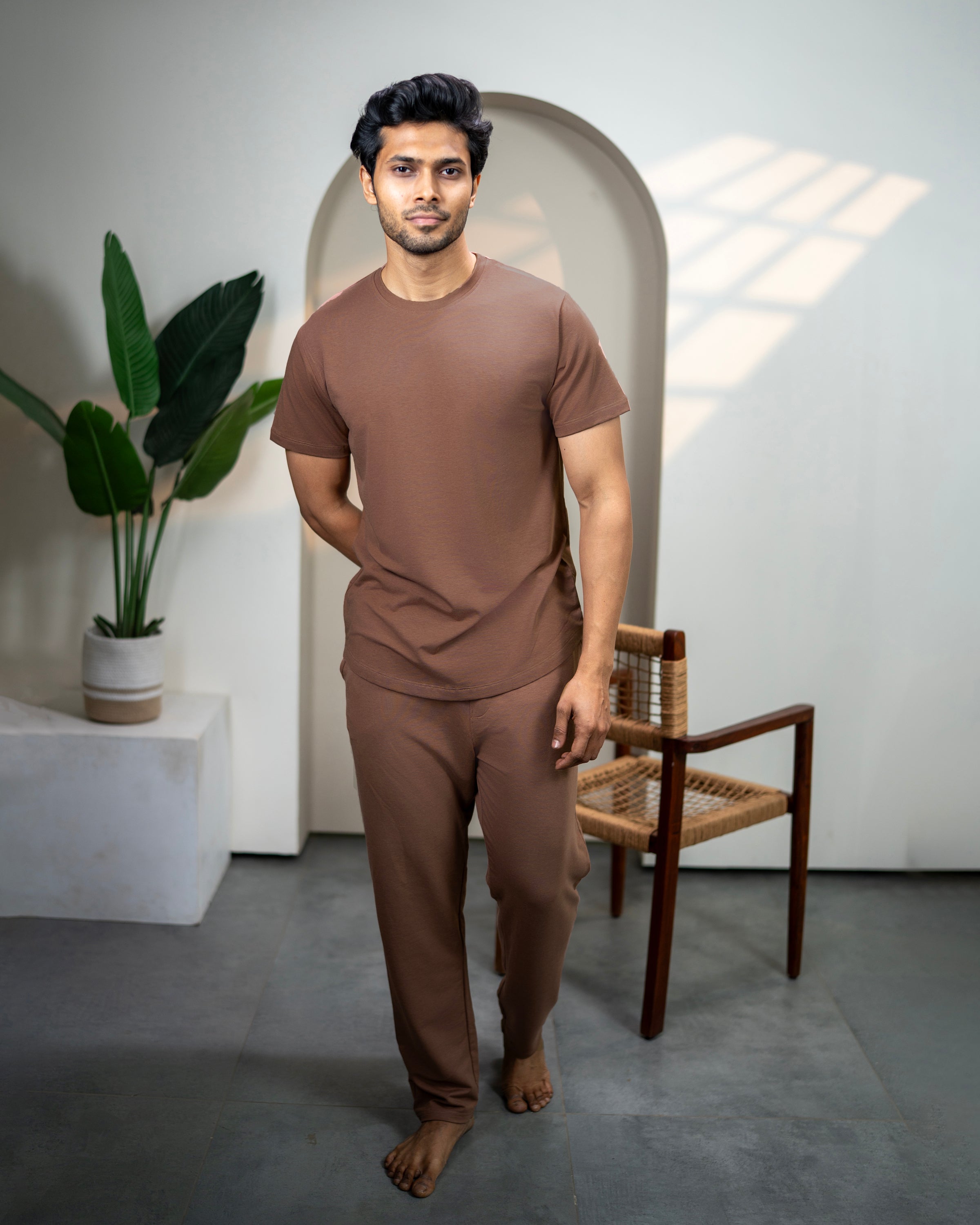 Cosmo Bamboo T-shirt  (Mystic Brown)