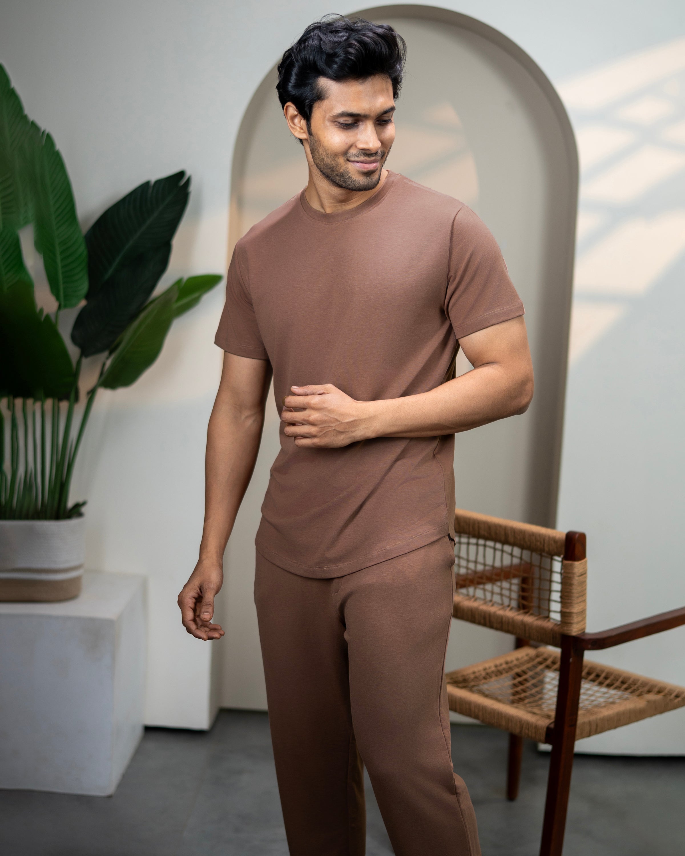Cosmo Bamboo T-shirt  (Mystic Brown)