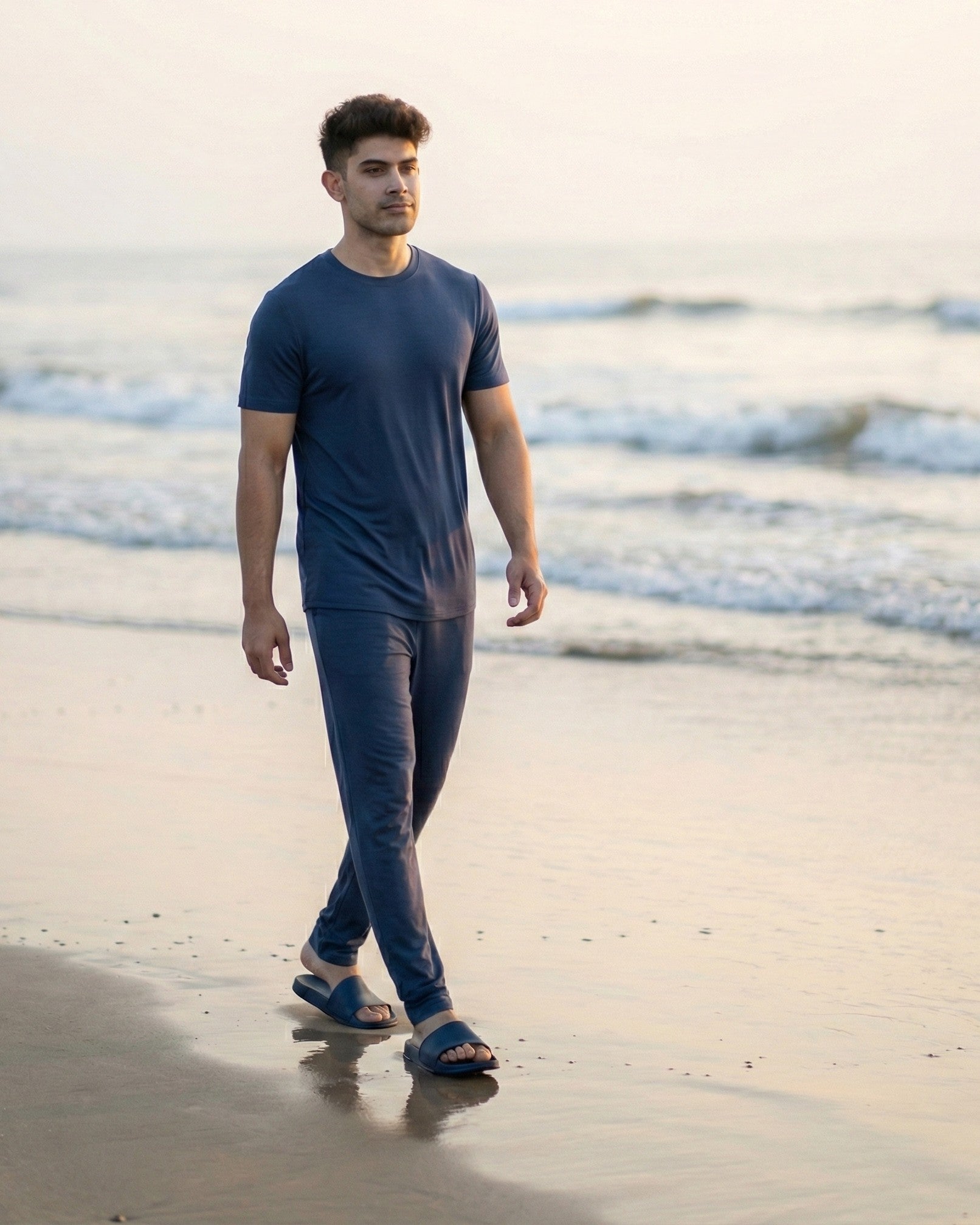 Cosmo T-Shirt + Pant (Navy Blue)