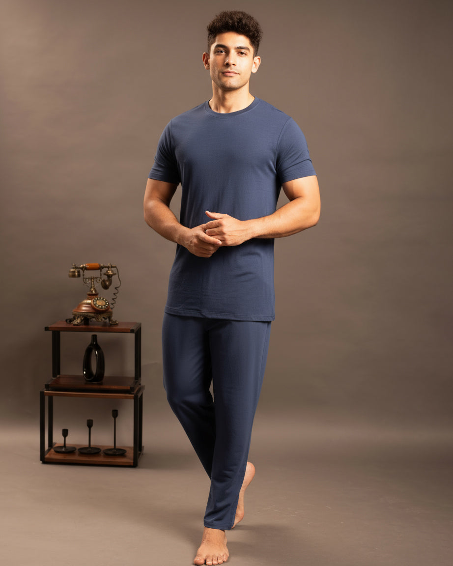 Cosmo T-Shirt + Pant set in Navy Blue
Soft breathable fabric t-shirt and pant
Women’s comfortable everyday lounge set
Eco friendly lightweight casual wear
Navy Blue cozy T-Shirt + Pant set
Women’s Cosmo T-Shirt + Pant Navy Blue
Smooth premium fabric soft touch set
Relaxed fit casual T-Shirt and pant
Sustainable comfortable loungewear
Navy Blue two-piece set for women