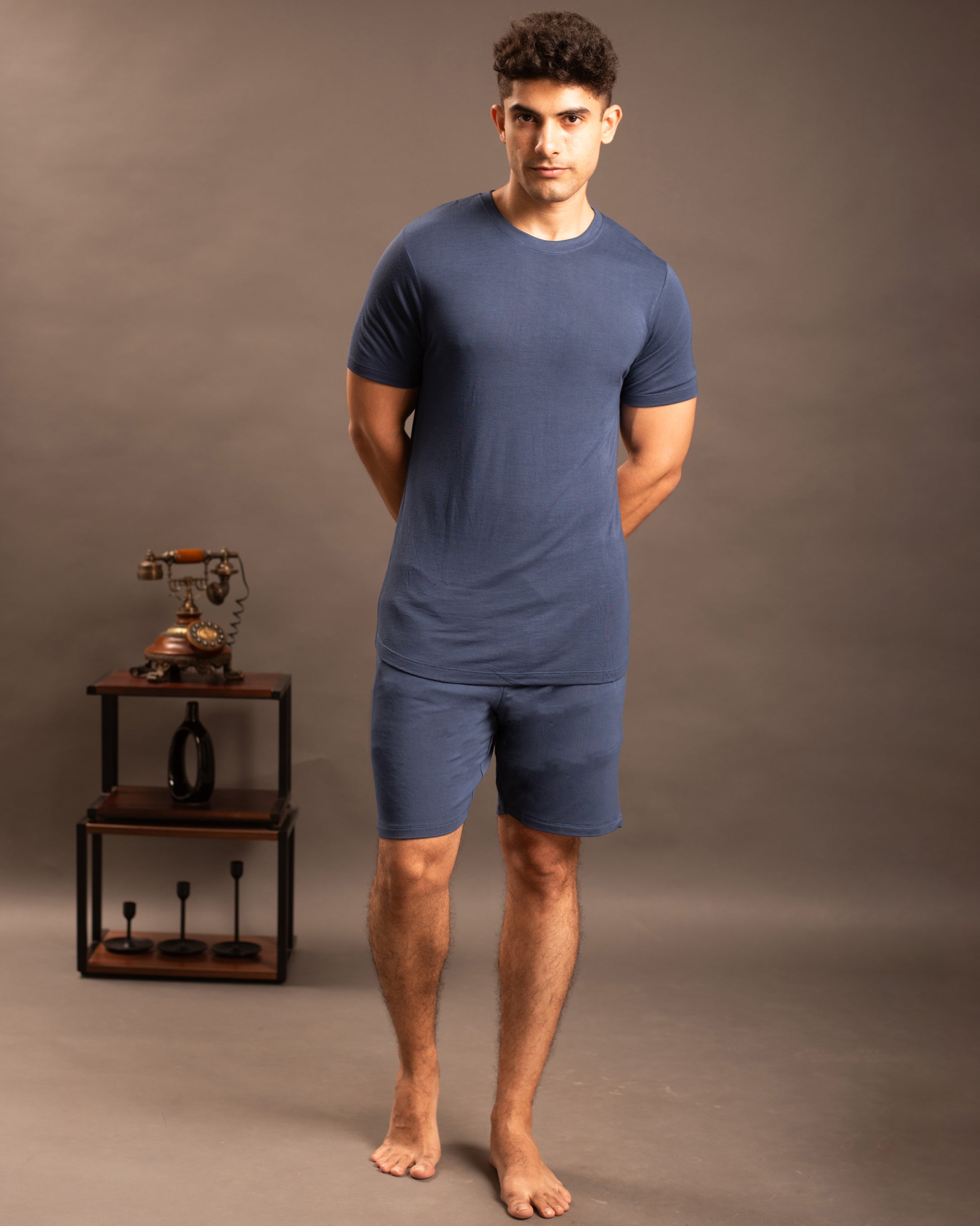 Cosmo Bamboo T-Shirt  (Navy Blue)